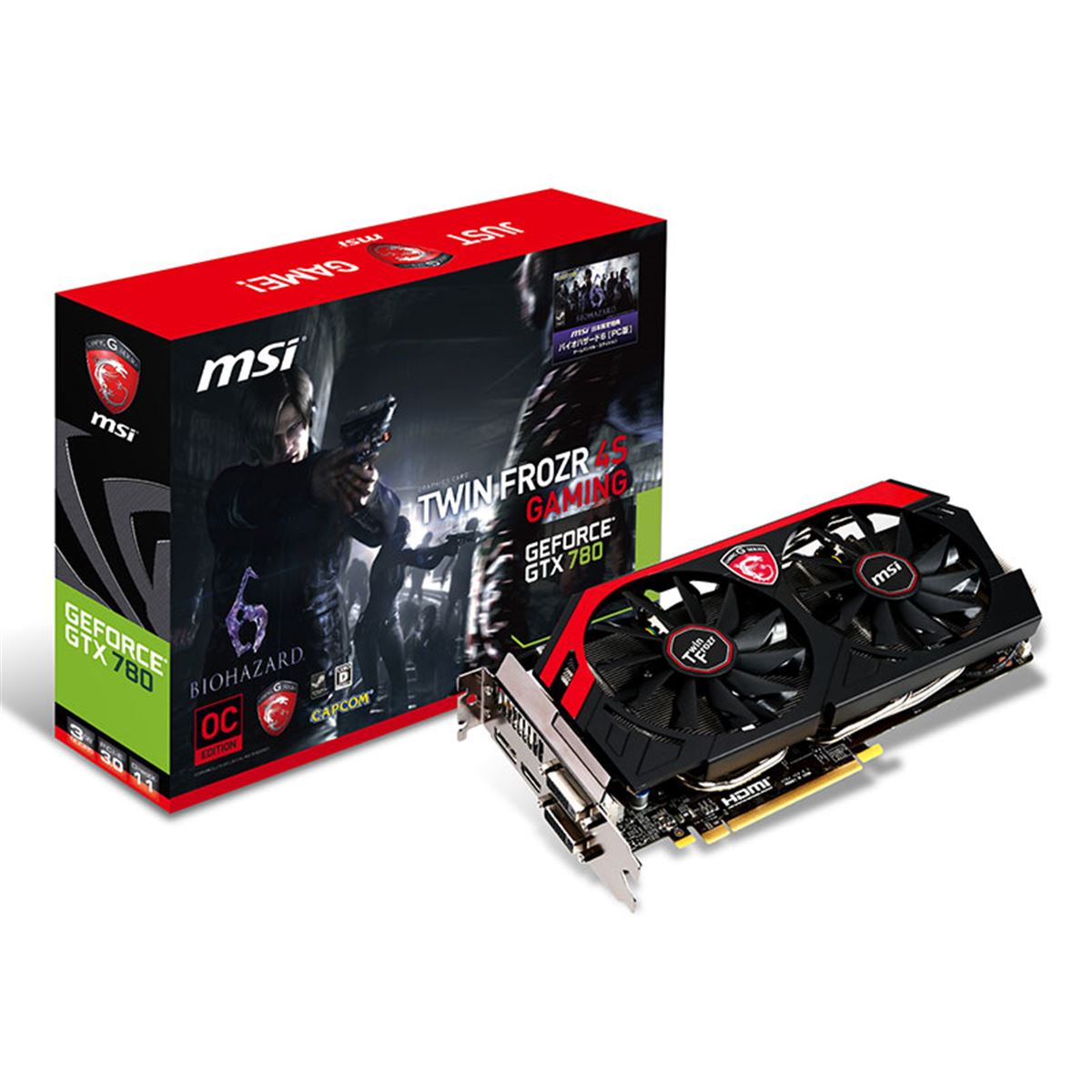 MSI、バイオ6をバンドルしたOC仕様「GeForce GTX 780」 - 価格.com