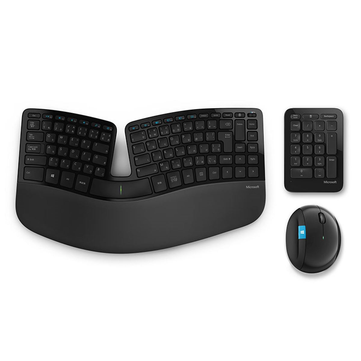 マイクロソフト、エルゴノミクスを採用したマウス付きキーボード