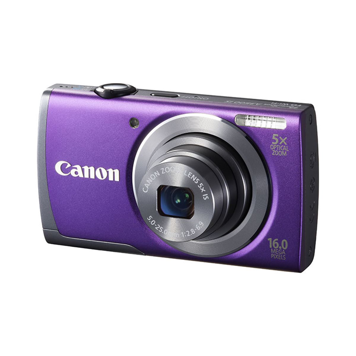 キヤノン、Wi-Fiを搭載した5倍ズーム「PowerShot A3500 IS