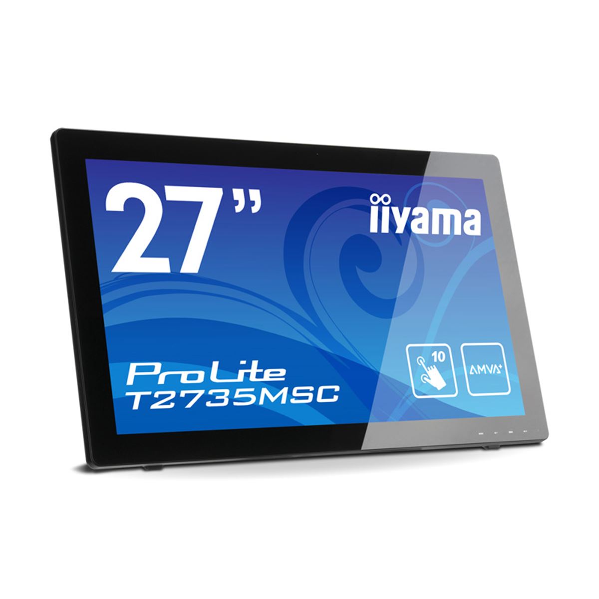 iiyama、10点マルチタッチ対応の27型ワイド液晶「ProLite T2735MSC