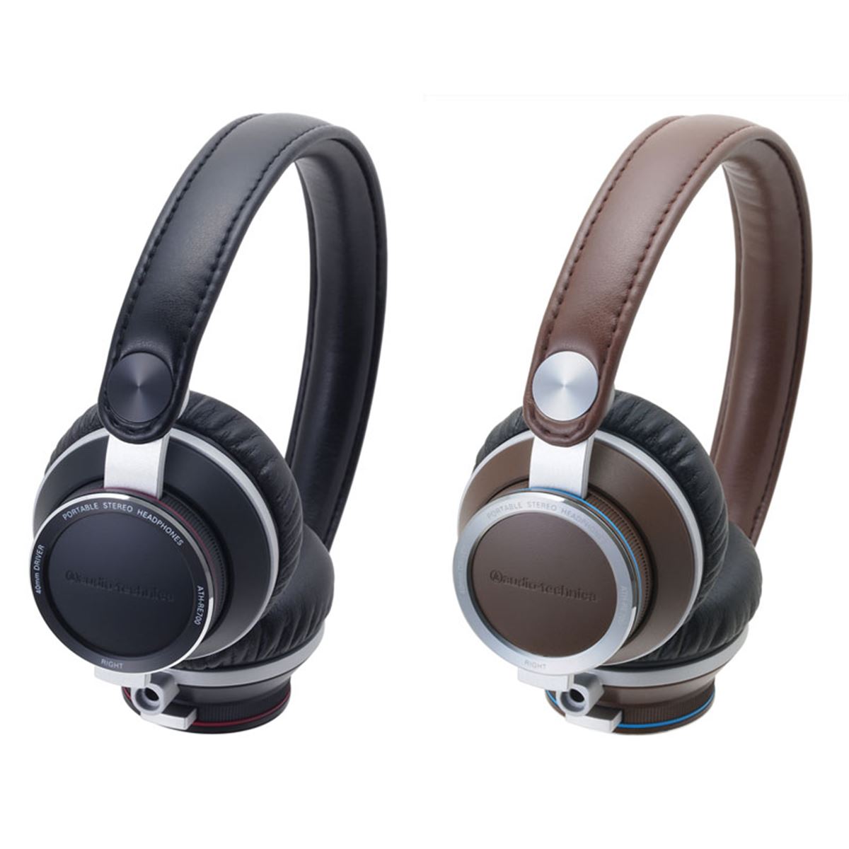 オーディオテクニカ、高い装着感のポータブルヘッドホン「ATH-RE700