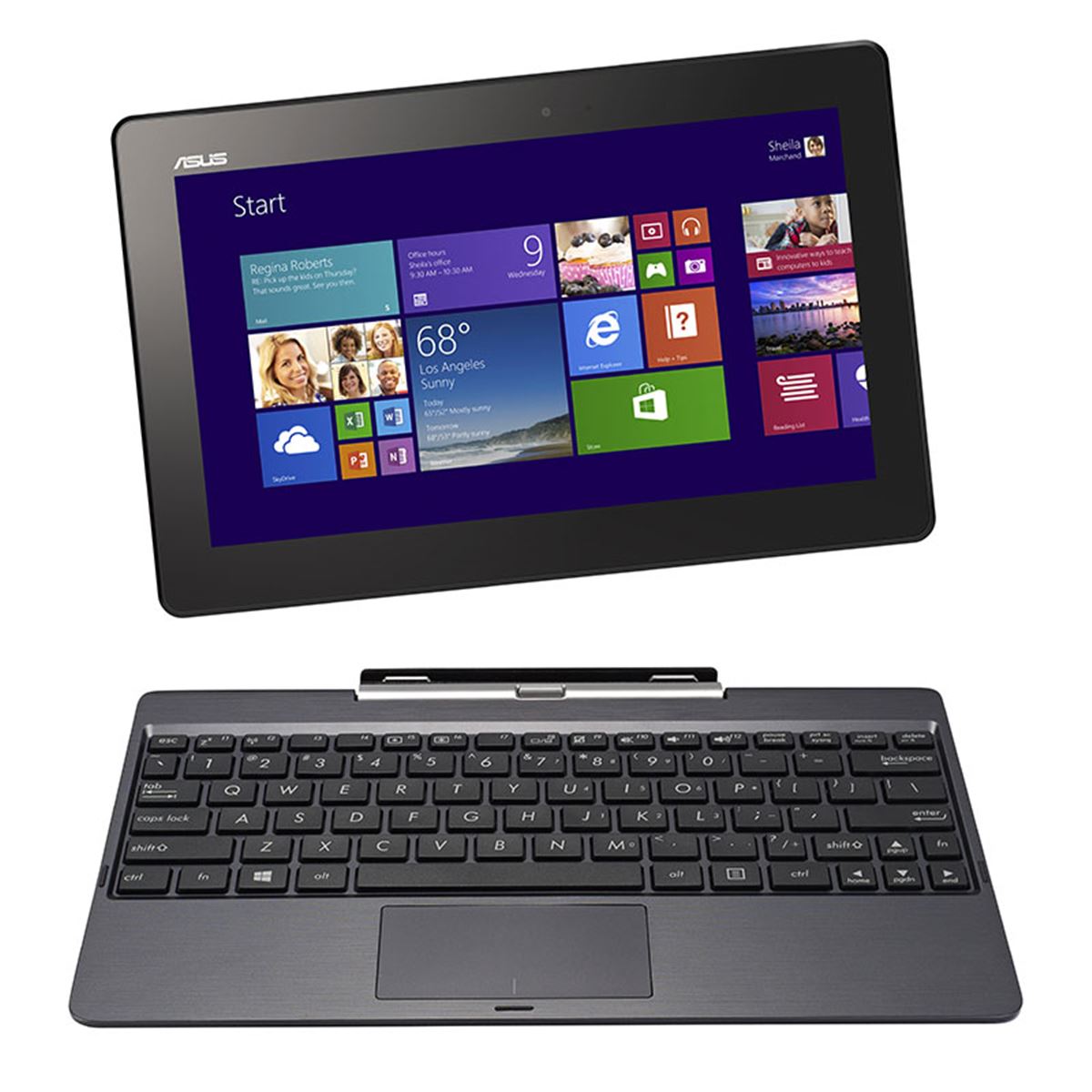 ASUS、4万円台からの10.1型ハイブリッドPC「TransBook T100TA