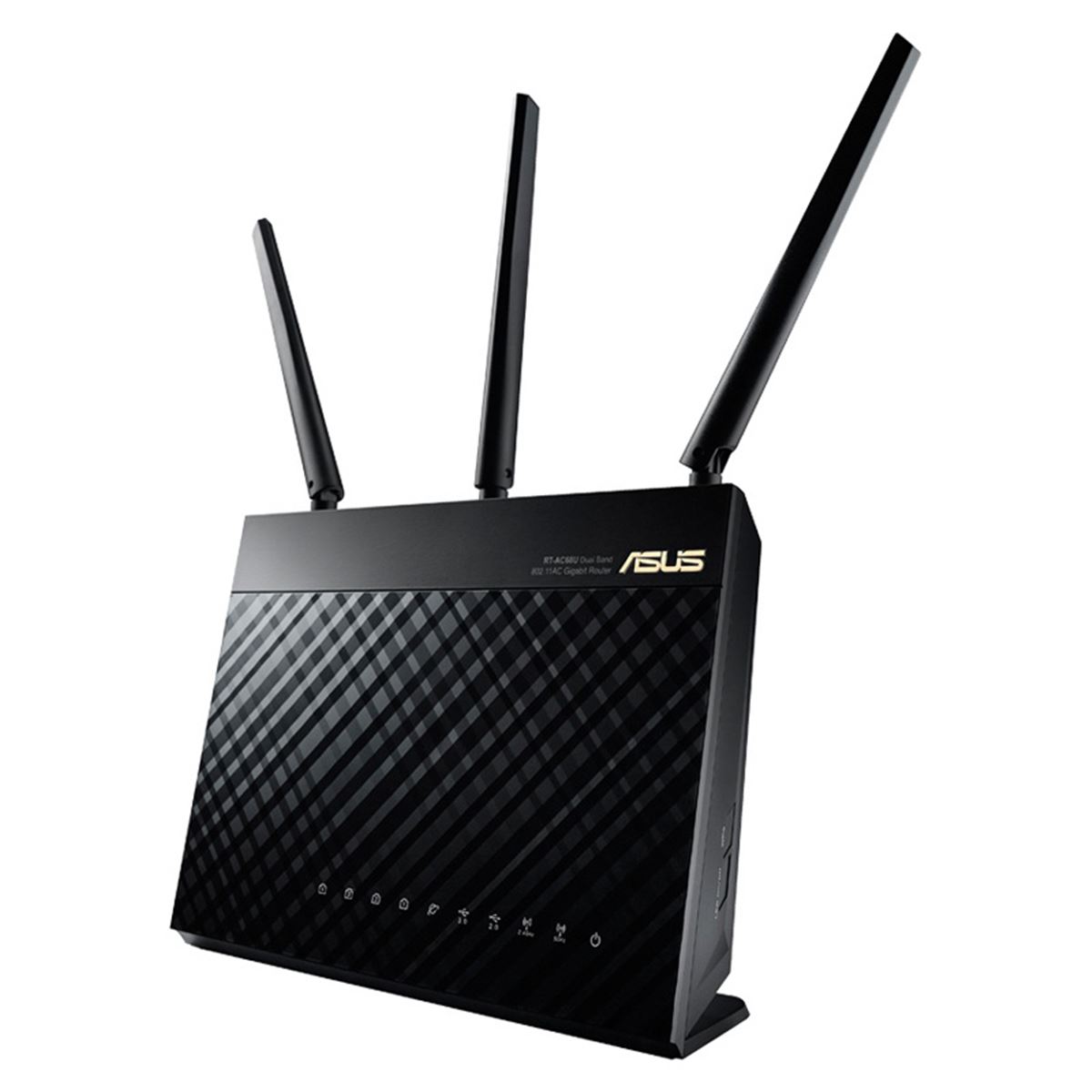 ASUS、1300Mbpsの11ac Draft版無線LANルーター「RT-AC68U