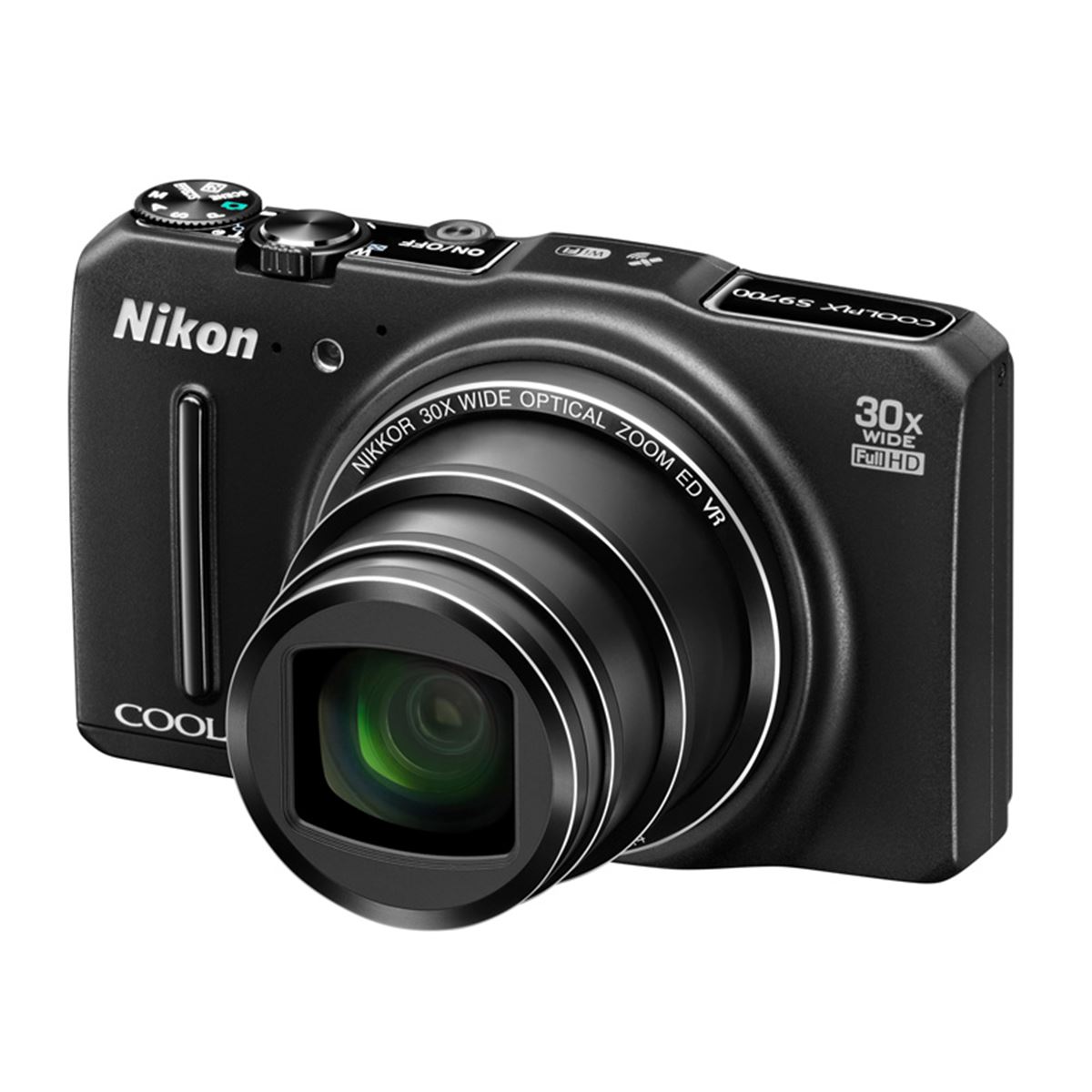 ニコン、光学30倍ズーム搭載モデルなど「COOLPIX S」2機種
