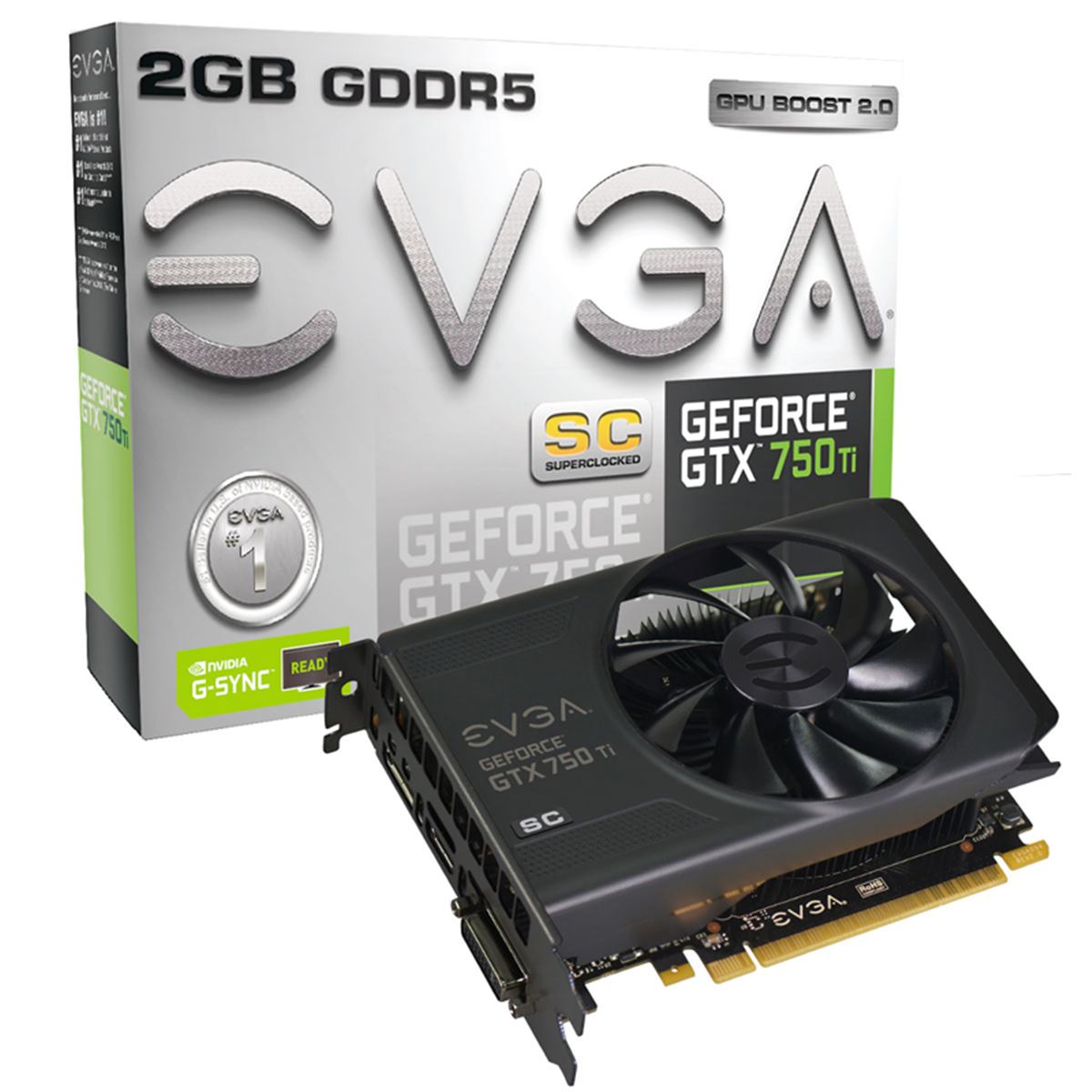 EVGA、 「GeForce GTX 750 Ti/750」を搭載したOC仕様ビデオカード2機種