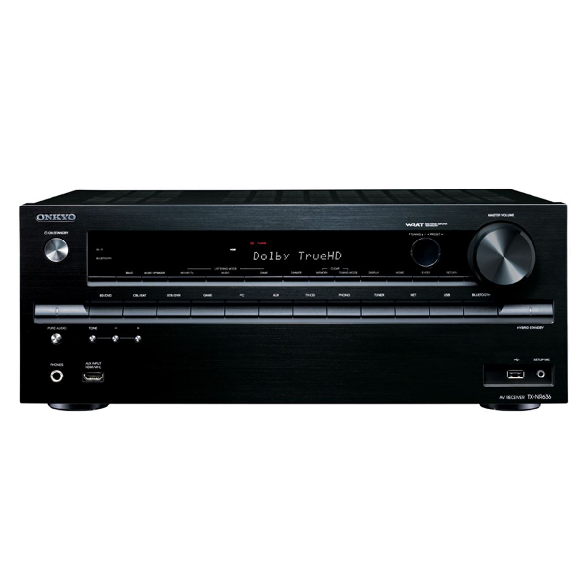 アンプ ONKYO TX-NR636 オンキヨー、DSD5.6MHzネットワーク再生と4K/60p対応のAVアンプ