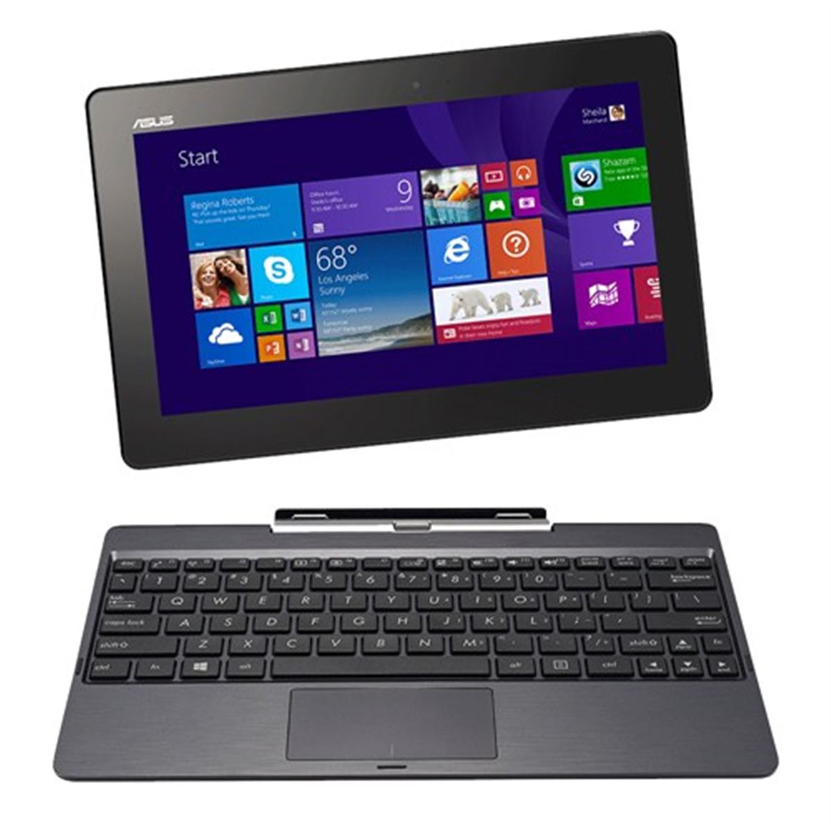 ASUS Windows タブレット 本体 キーボード付き ASUS、キーボードドック搭載の企業向け10.1型Windowsタブレット - 価格.com