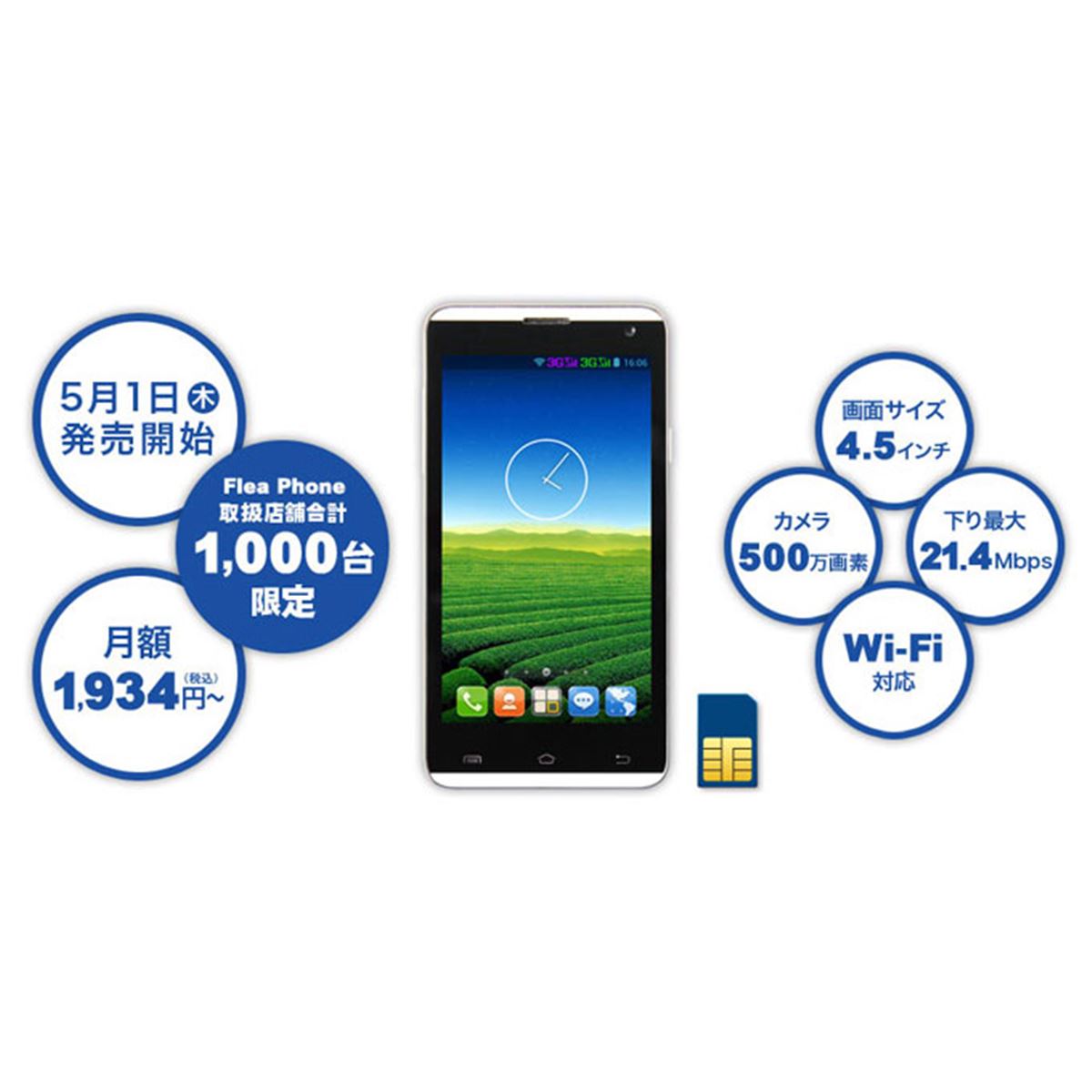 エディオン、機種代込みで月額1,934円からの格安スマホサービス - 価格.com