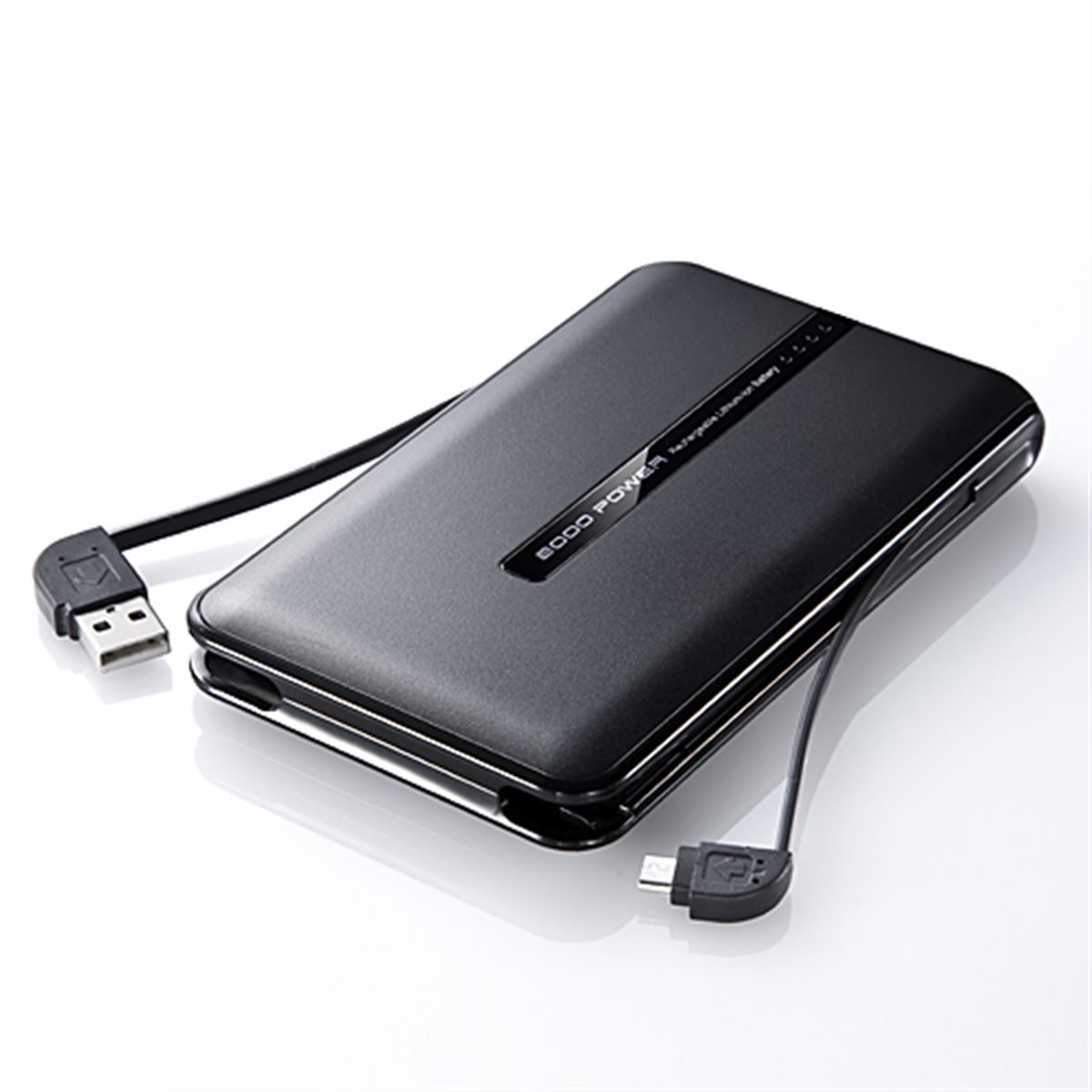 サンワ、充電・蓄電ケーブル一体型の8000mAhモバイルバッテリー - 価格.com