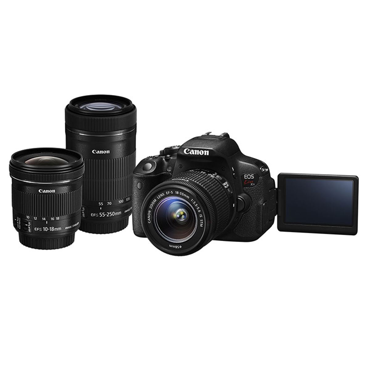 Canon - 【超特価】Canon EOS X6i トリプルズームキット キヤノン Canon EOS kiss X6i レンズキット SDカード付き