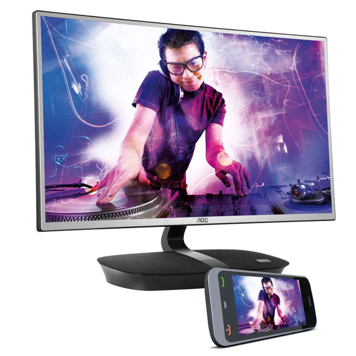 AOC、狭額エッジ採用のスリムデザイン23.8型液晶など3機種 - 価格.com