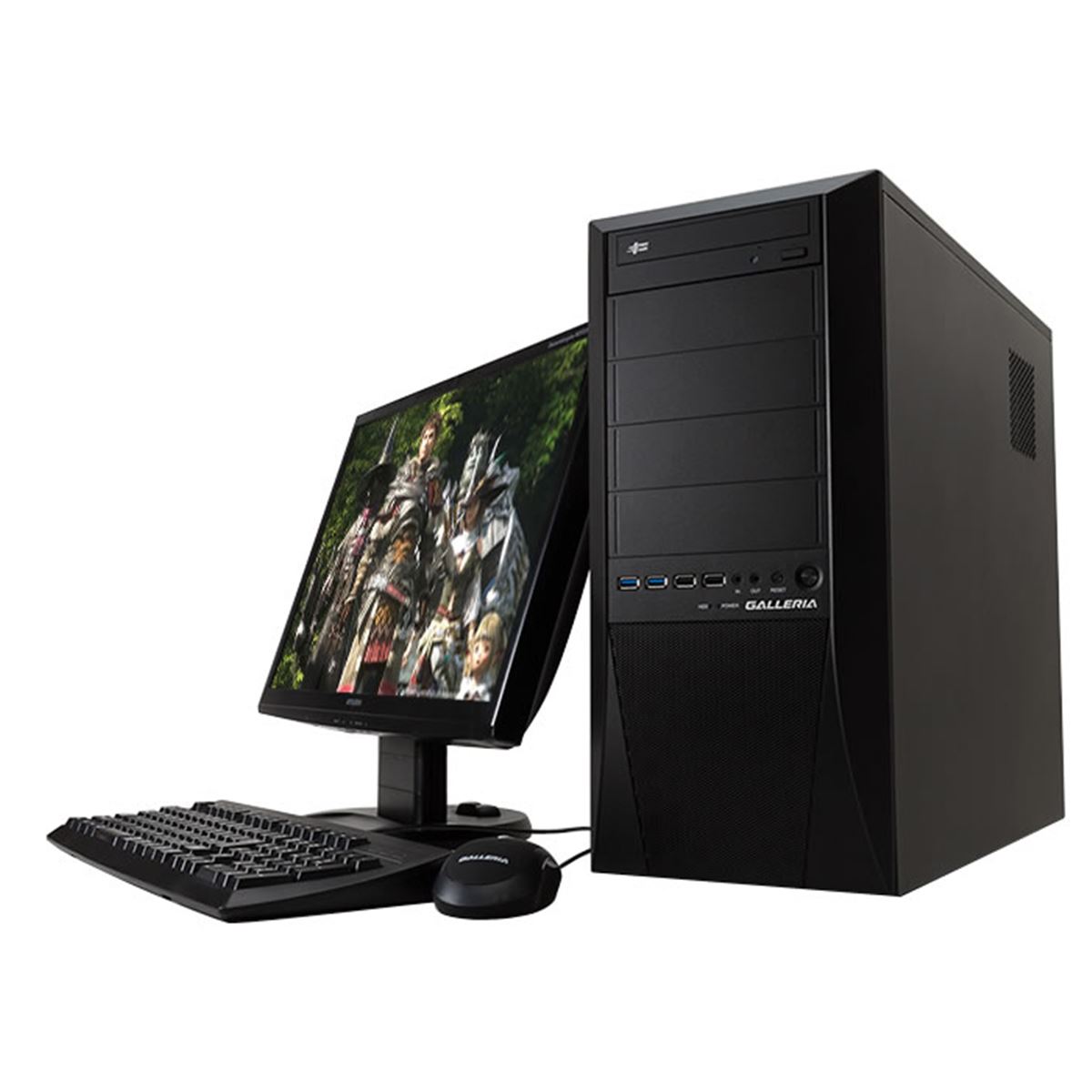 ドスパラ、FF XIV推奨デスクトップにハイエンドゲーミングモデル2機種