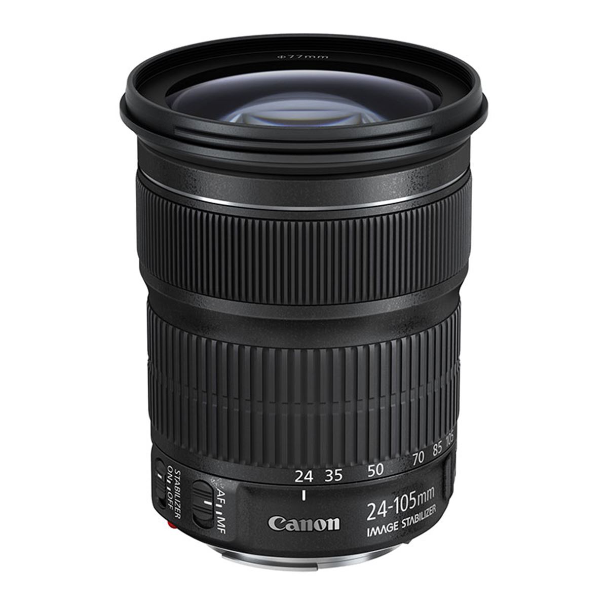 キヤノン、軽量化した標準ズームレンズ「EF24-105mm F3.5-5.6 IS STM 