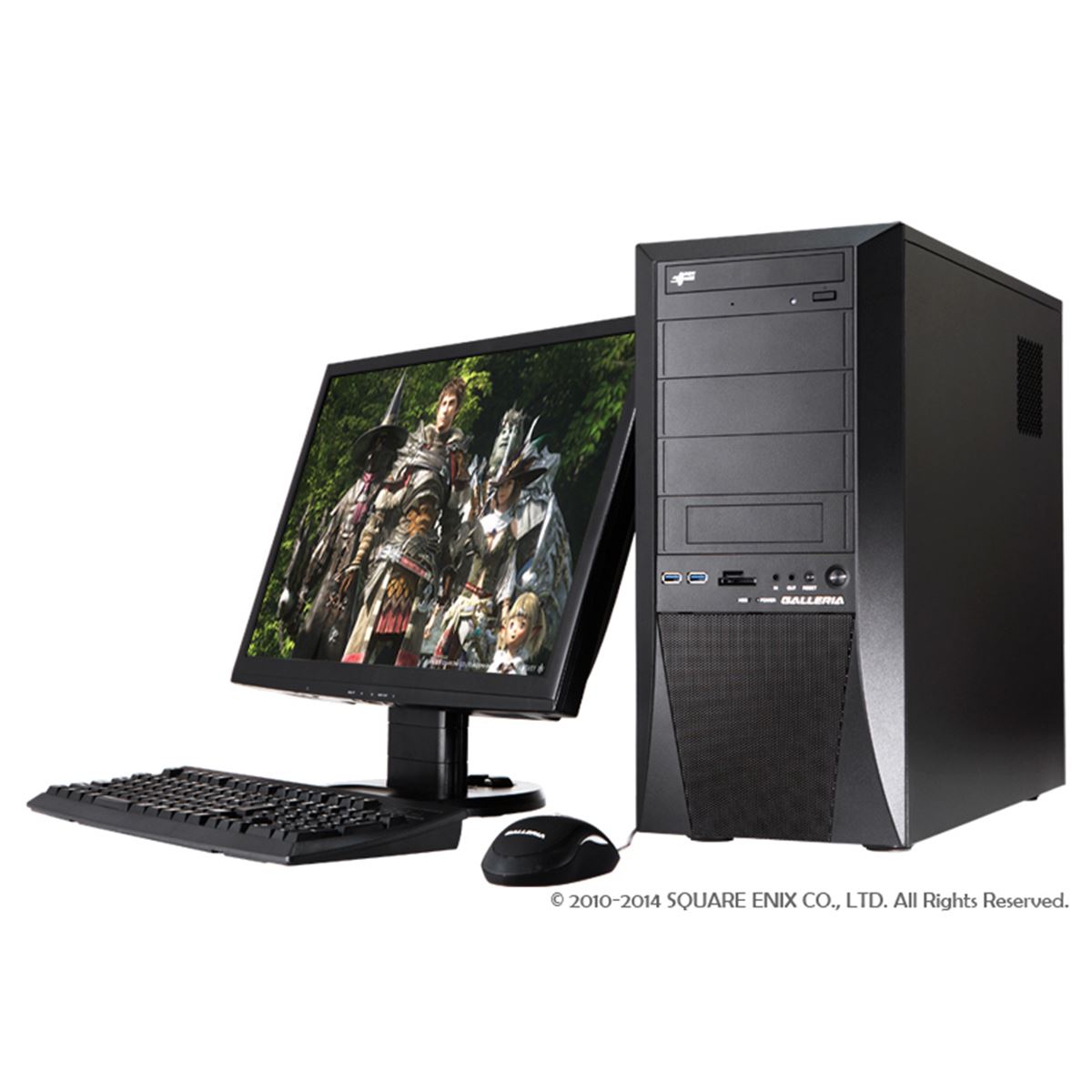 【バラ売り可】激安ハイスペックPC・デスクトップパソコン・ディスプレイ付 ドスパラ、「FF XIV 新生エオルゼア」推奨ハイエンドデスクトップPC