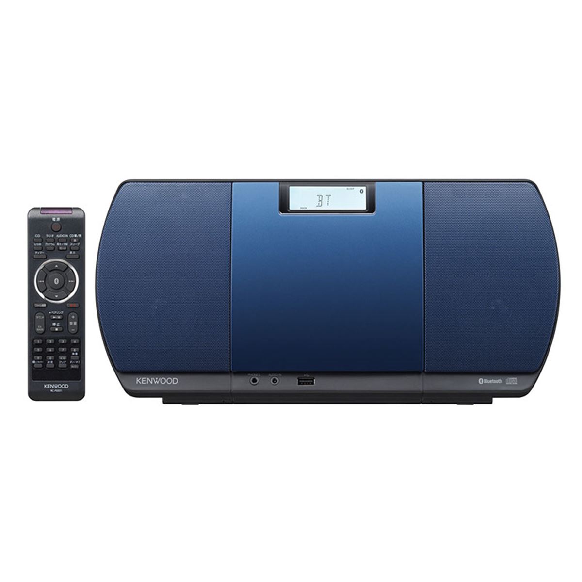 KENWOOD CR-D3 リモコン完備 ケンウッド、電動CDドアやBluetoothを搭載した一体型オーディオ