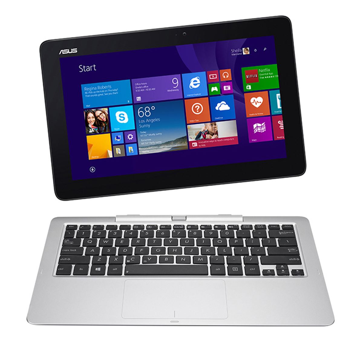 ASUS、キーボード脱着式で2in1タイプの11.6型Windowsタブレット - 価格.com
