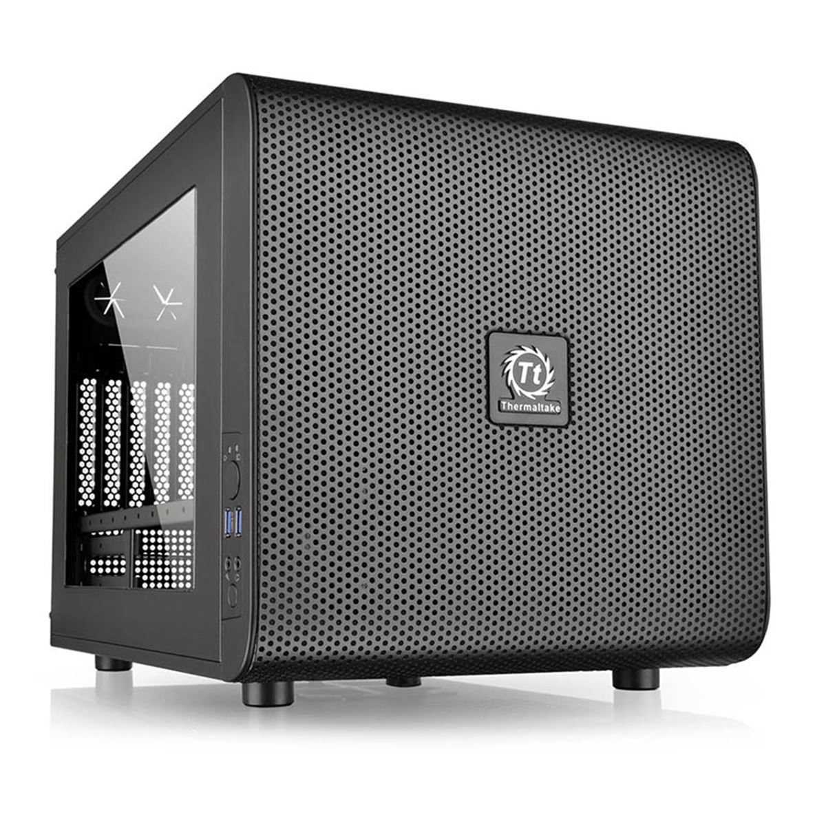 Thermaltake、水冷対応のキューブ型PCケース「Core V21」 - 価格.com