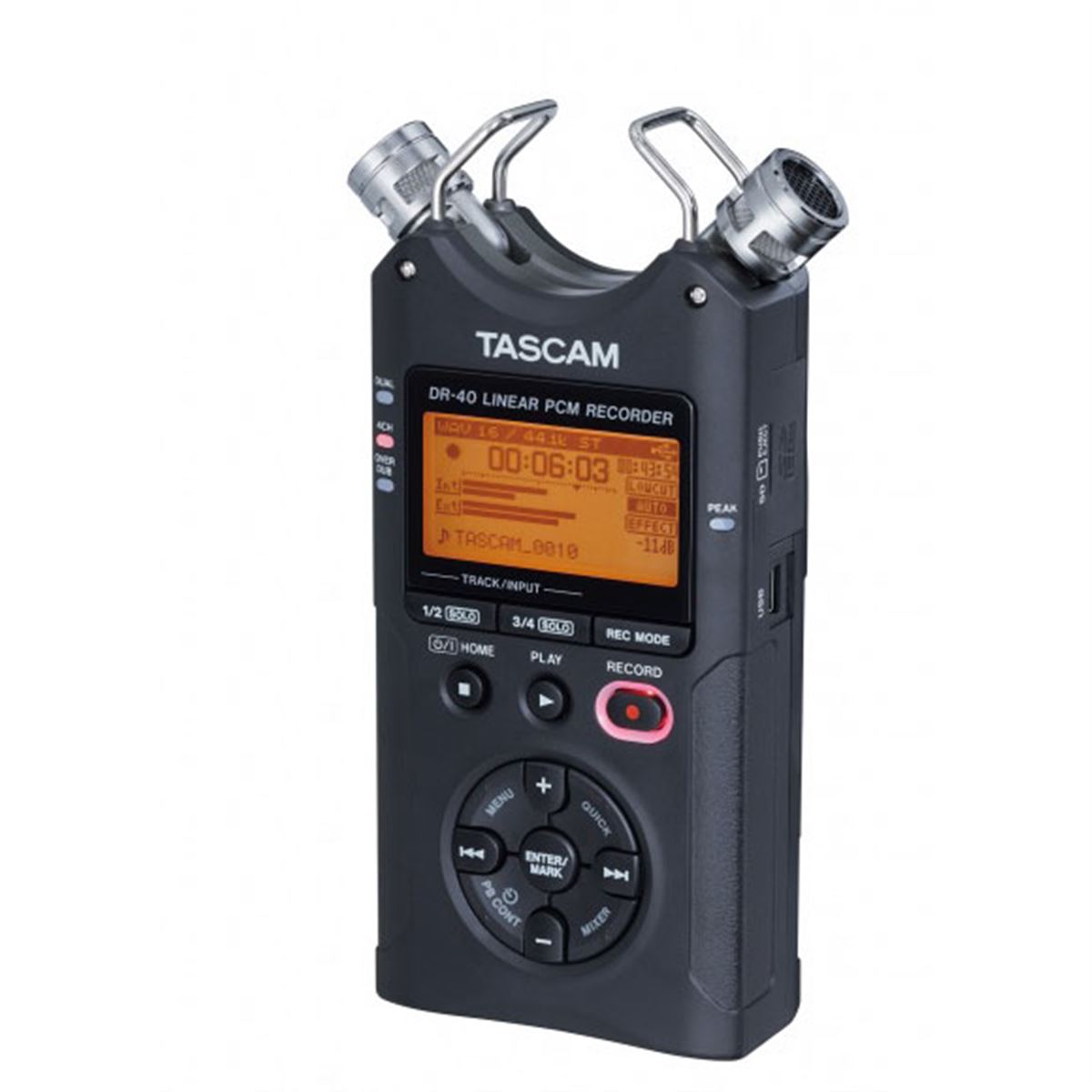 TASCAM リニアPCMレコーダー DR-40 Amazon.co.jp: TASCAM リニアPCMレコーダー 24bit/96kHz対応
