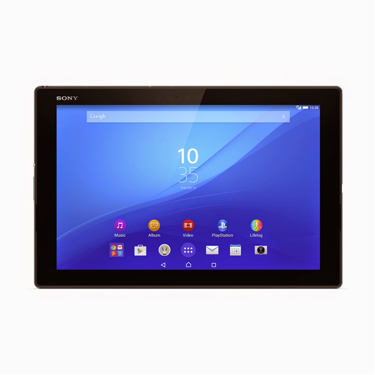 定期入れの ソニーモバイル、厚さ6.1mm、重さ389gで10.1型2K液晶を搭載した Androidタブレット本体