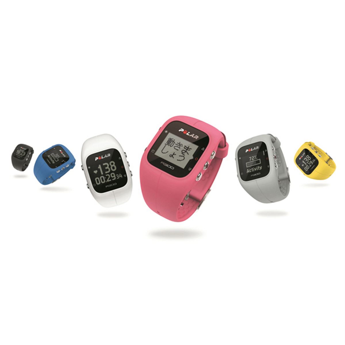 POLAR A300 ★送料込み★ブラック★充電器付き【日本語対応】 Polar Electro、1日24時間のアクティビティを記録する「Polar