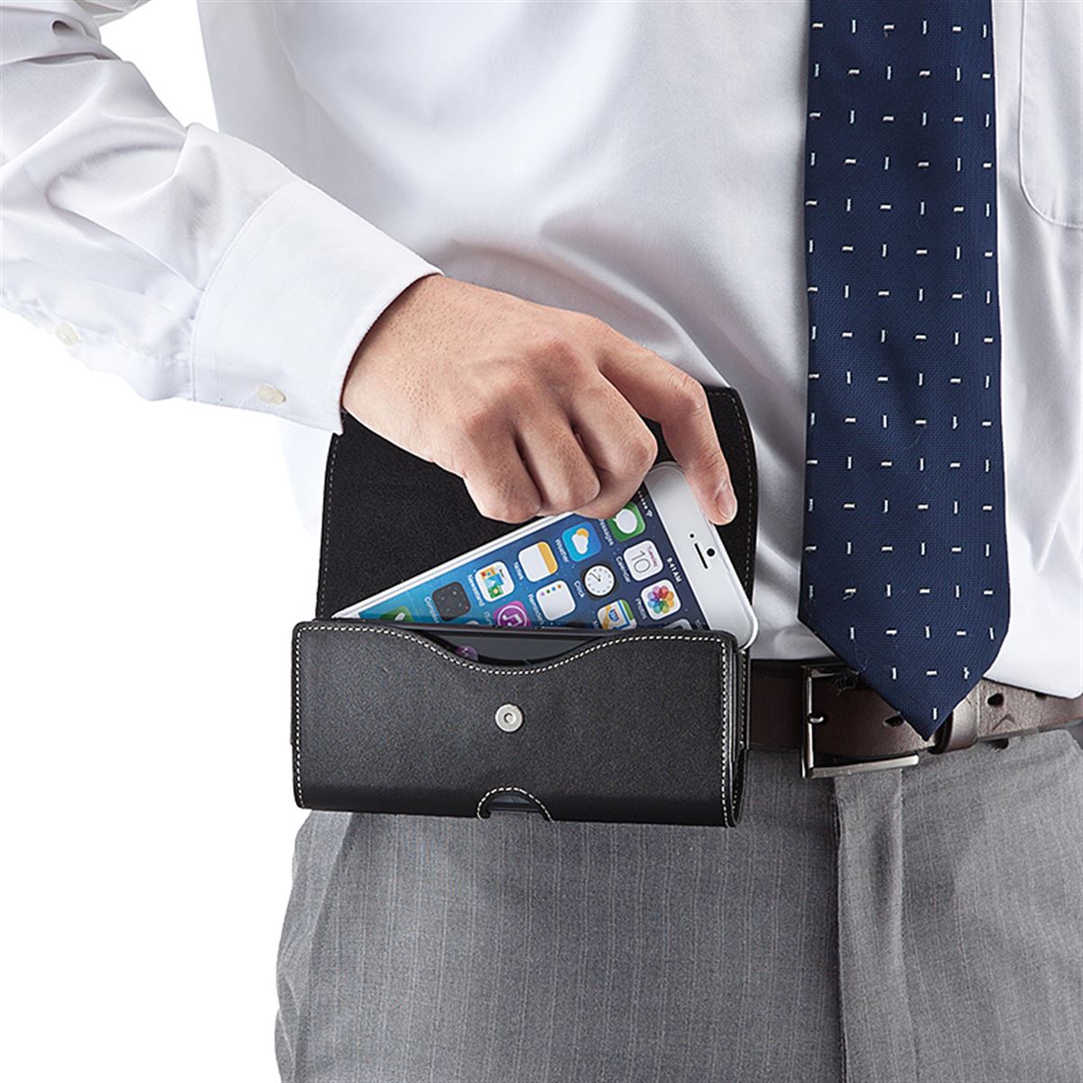 BWL ビルウォールレザー ベルトに付ける携帯ケース サンワ、スマホ2台をまとめて収納できるベルト装着型ケース - 価格.com