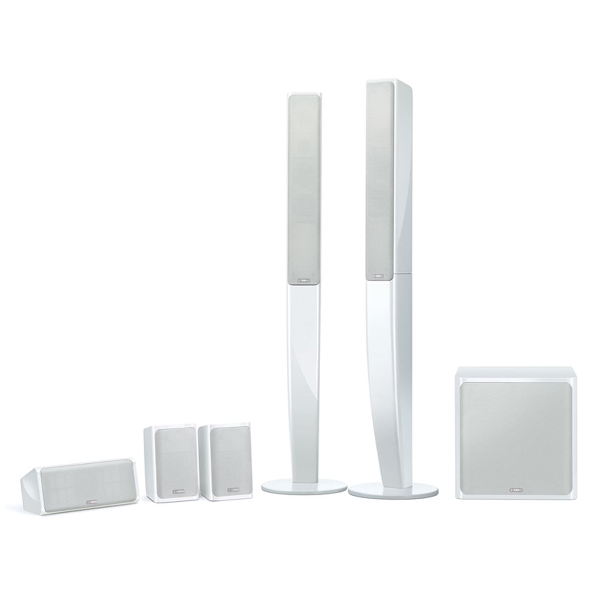 KEF 5.1チャンネル ホームシアター スピーカーセット ホワイト 当店おすすめシアター用スピーカーセット（中古＆展示品）をご紹介