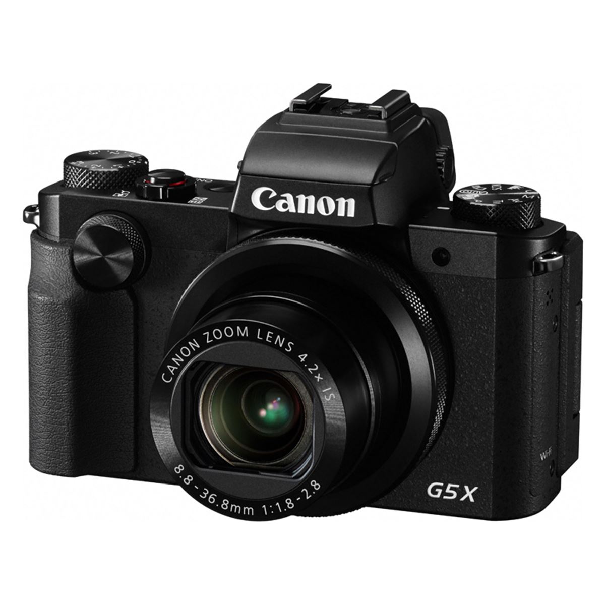 3583 Canon PowerShot G5 ブラック 【デジカメ】 キヤノン、高精細なEVF内蔵で1.0型センサー搭載「PowerShot G5 X