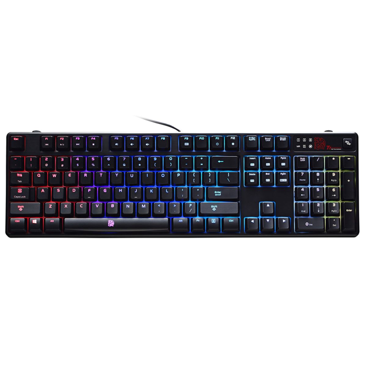 Thermaltake、1680万色で光るLEDバックライト採用のゲーミング