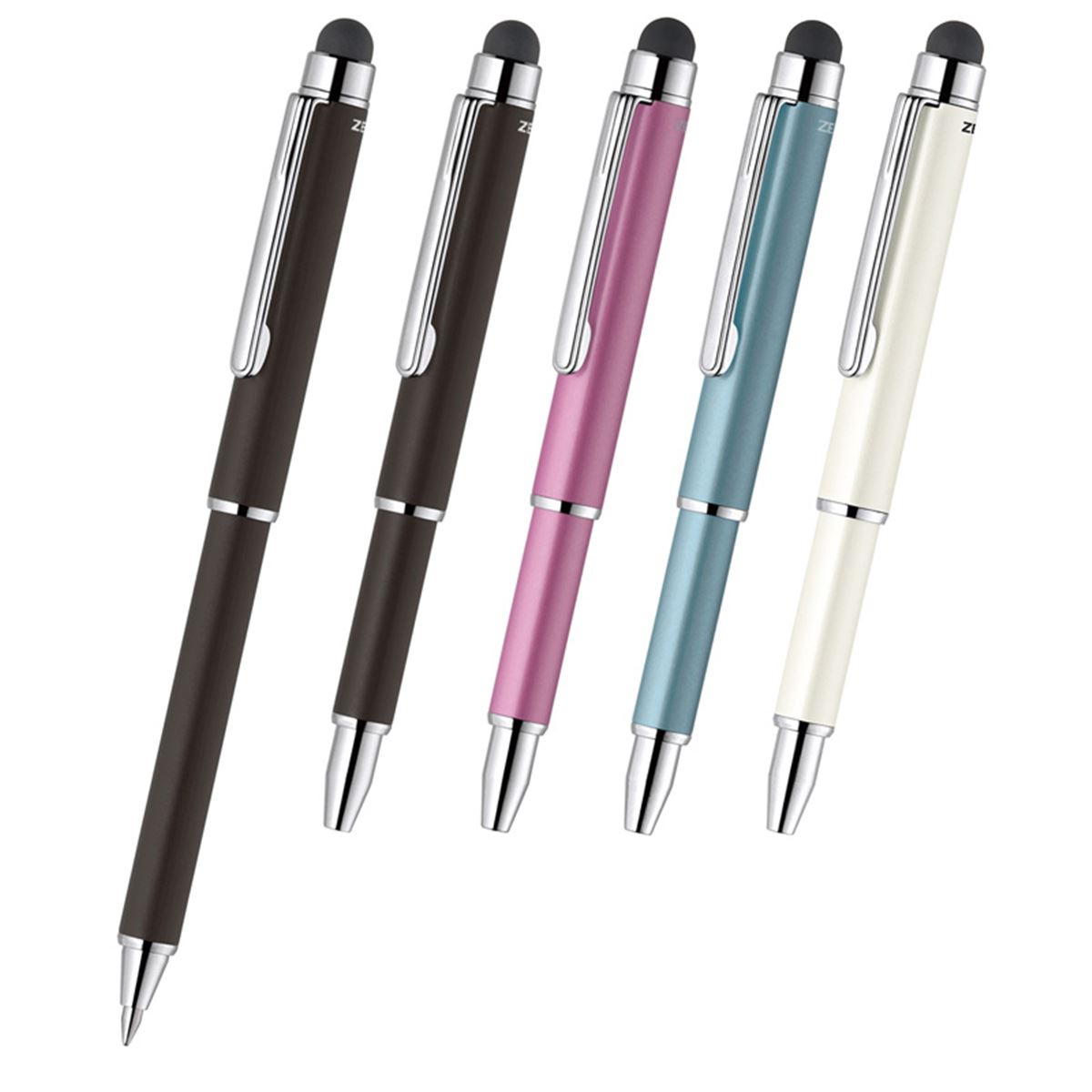 ゼブラ、伸縮可能な油性ボールペン付きスタイラス「SL-F1mini