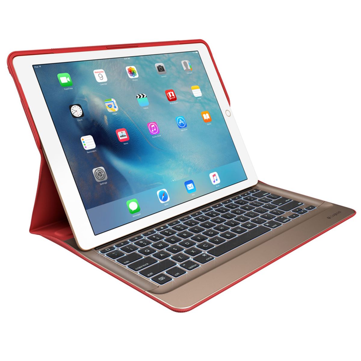 ロジクール、「iPad Pro」用のバックライト付キーボード＆カバー