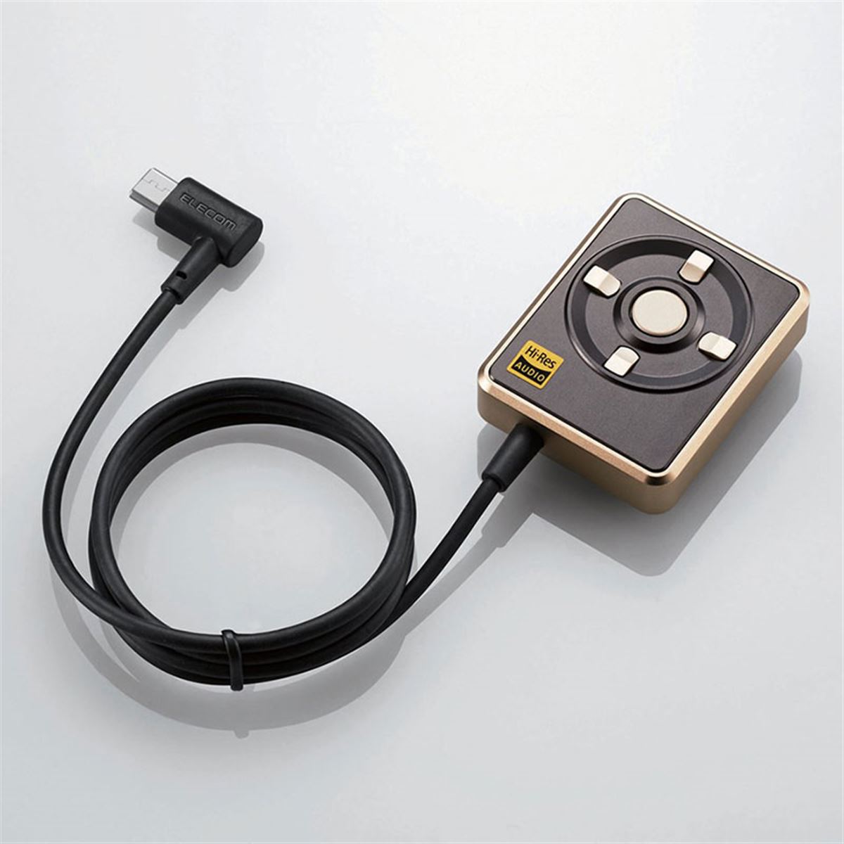 エレコム、192kHz/24bitハイレゾ対応のスマホ向けヘッドホンアンプ