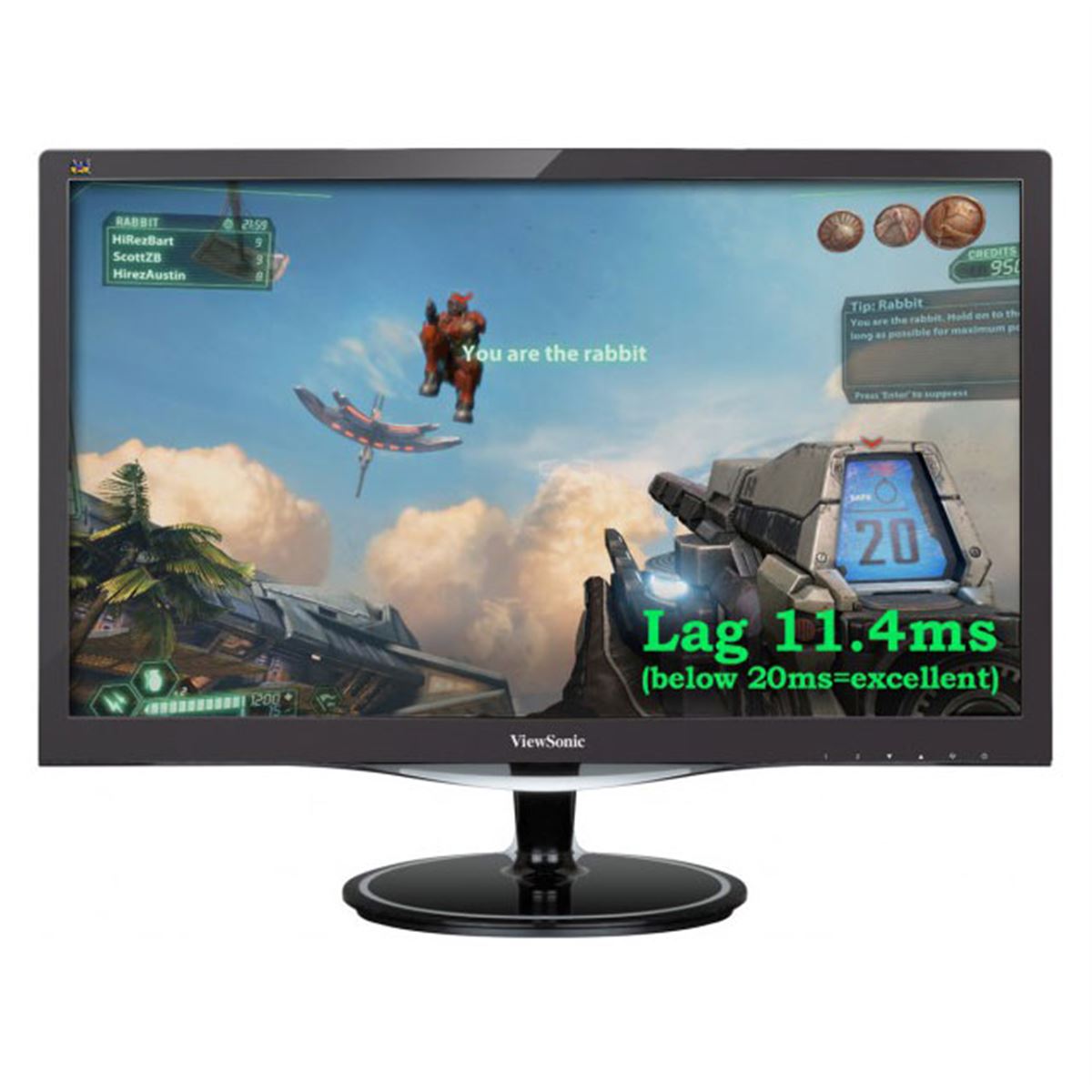 ViewSonic、応答速度1msの21.5型/23.6型/27型ゲーミング液晶
