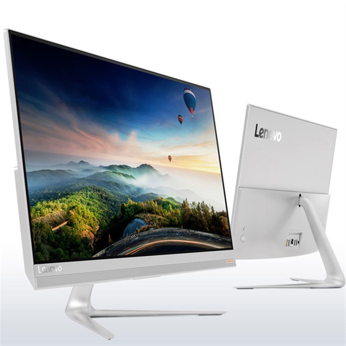 レノボ、最薄部7.2mmの23型オールインワンデスクトップなど2機種