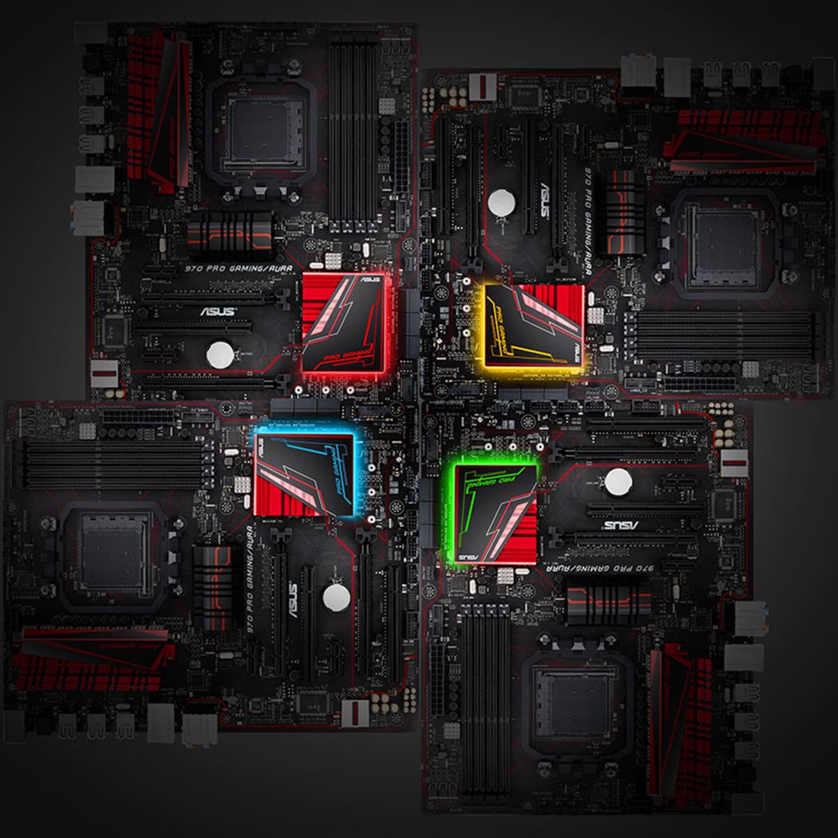 中古動作品】ASUS/970 PRO GAMINGとAMD/FX9590セット