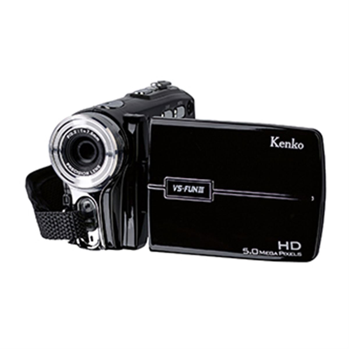 ケンコー、単4形乾電池で駆動する小型ビデオカメラ「VS-FUN III