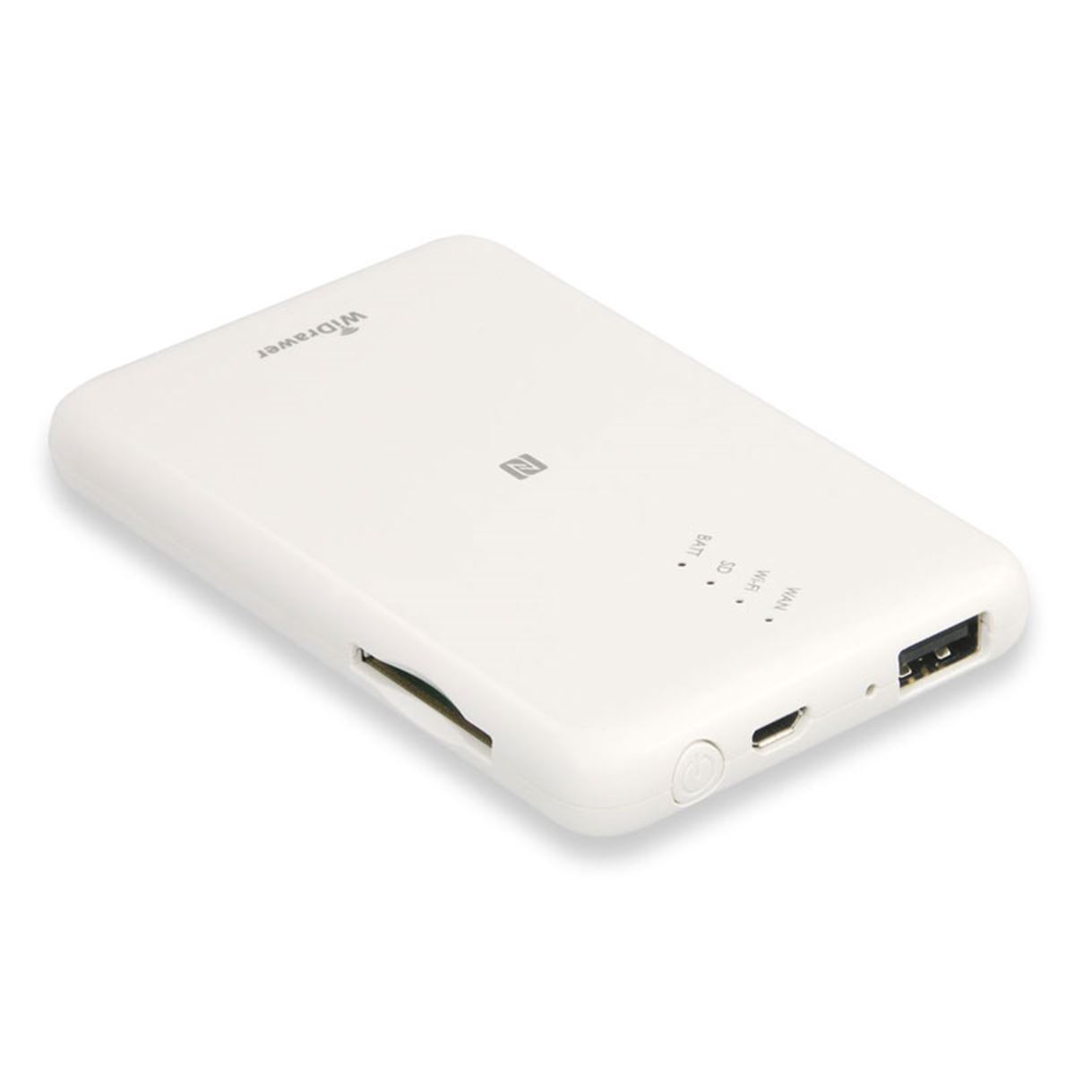 ラトック、スマホ充電機能付きWi-Fi SDカードリーダー「REX