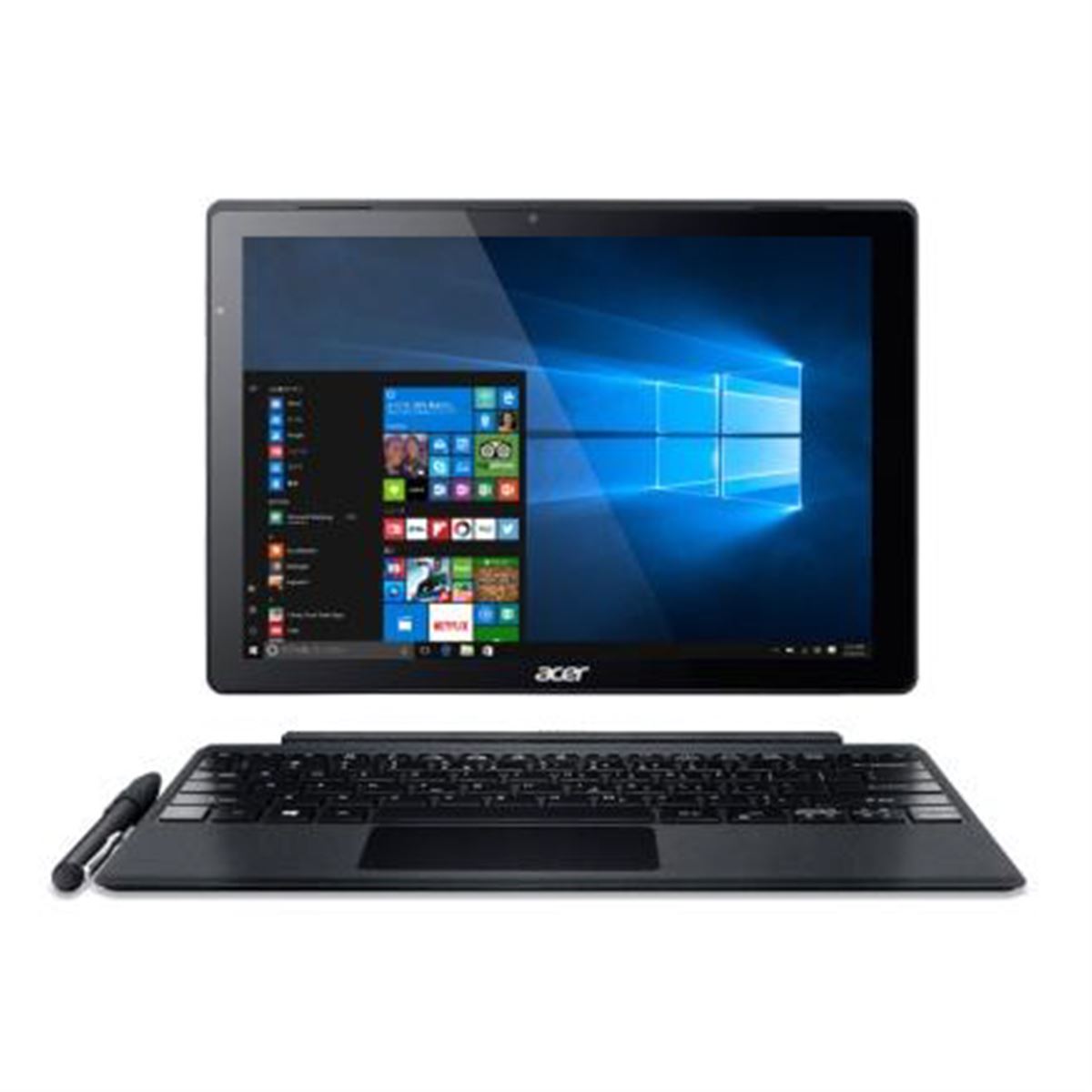 acer 2in1タブレット エイサー、ファンレス/液体冷却の2in1タブレットにWindows 10 Home