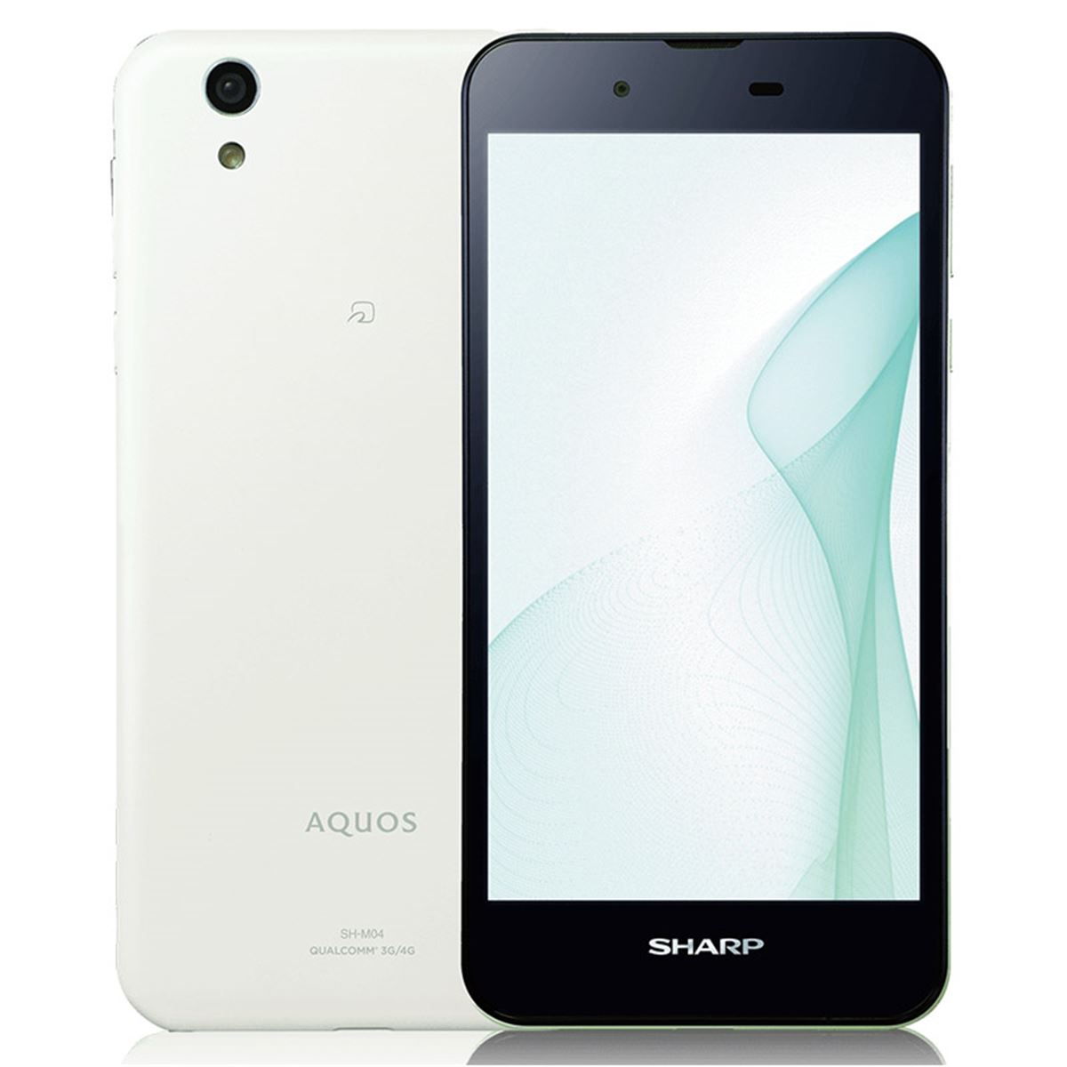 スマモバ、シャープ製SIMフリー「AQUOS SH-M04」ホワイトの取扱開始