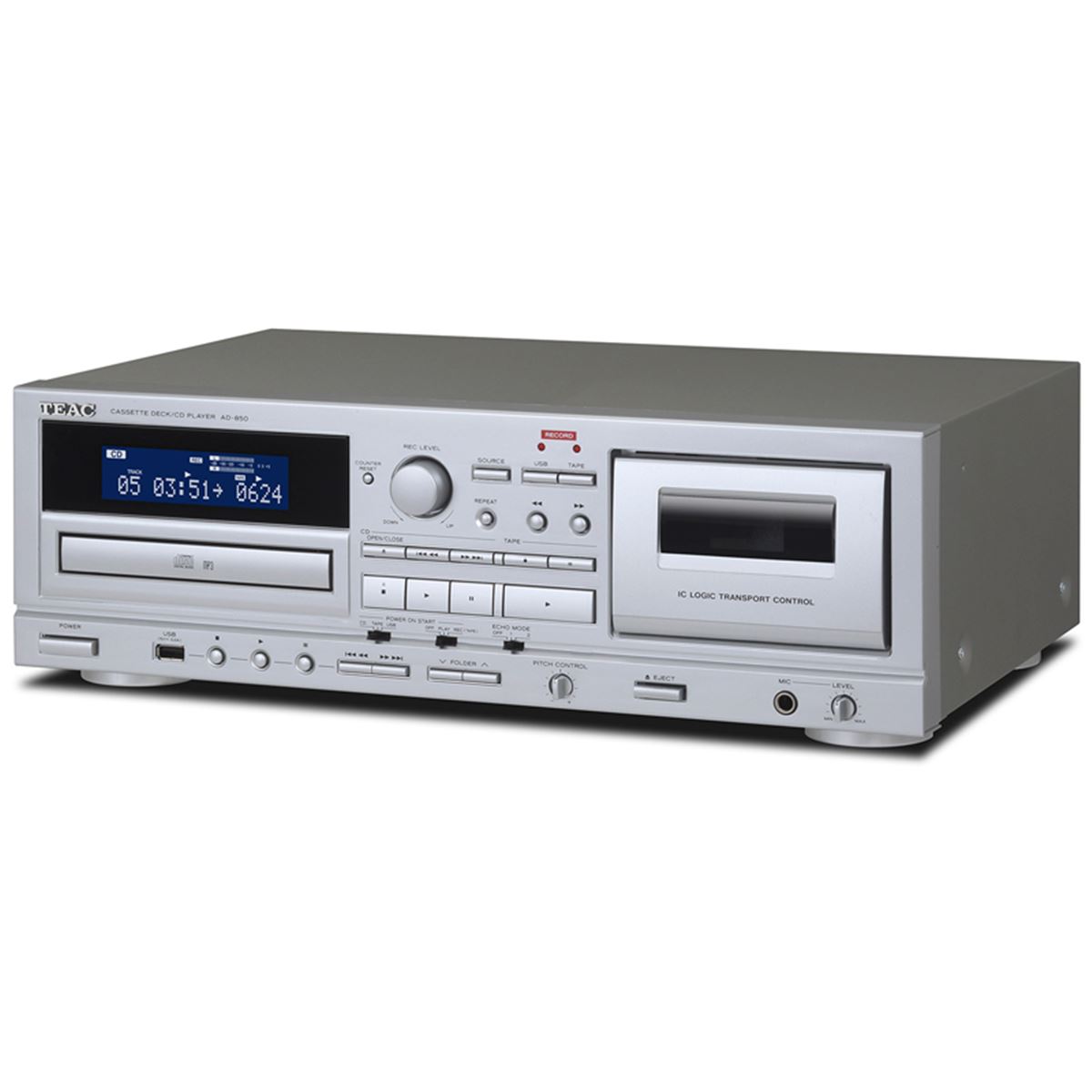 【送料込み】TEACティアックAD-600 音の速さが変えられる 思い出のカセットをMP3ダビング、カセットデッキ/CDプレーヤー