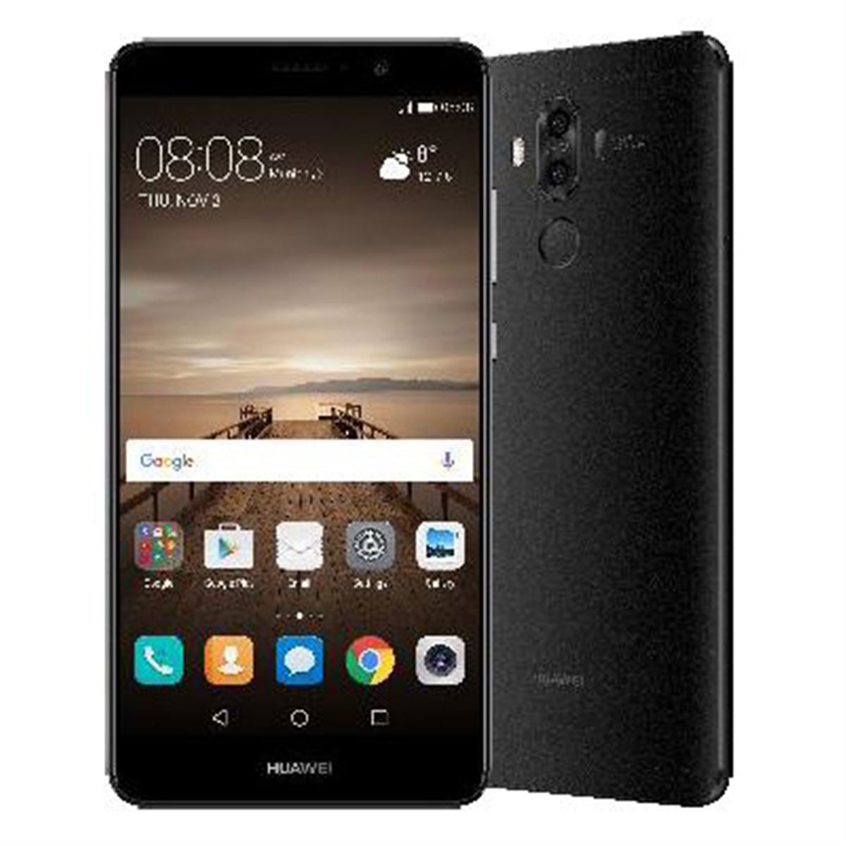 ファーウェイ、5.9型SIMフリー「HUAWEI Mate 9」に新色ブラック追加