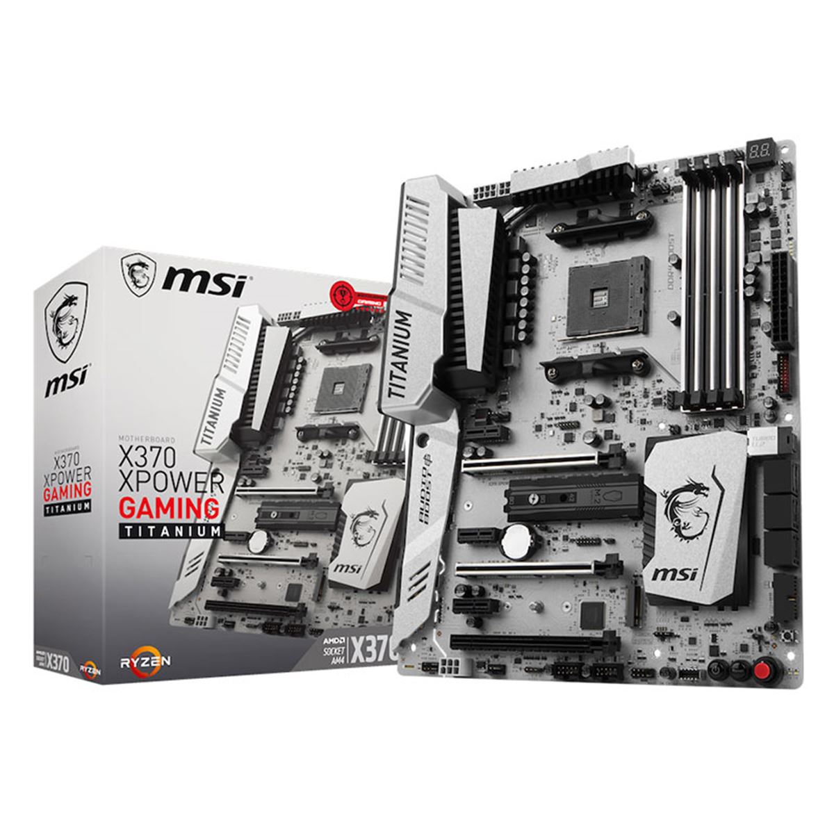 MSI X370 マザーボード&RYZEN7 CPU&DDR4メモリセット MSI、Ryzen対応のフラグシップマザー「X370 XPOWER GAMING TITANIUM
