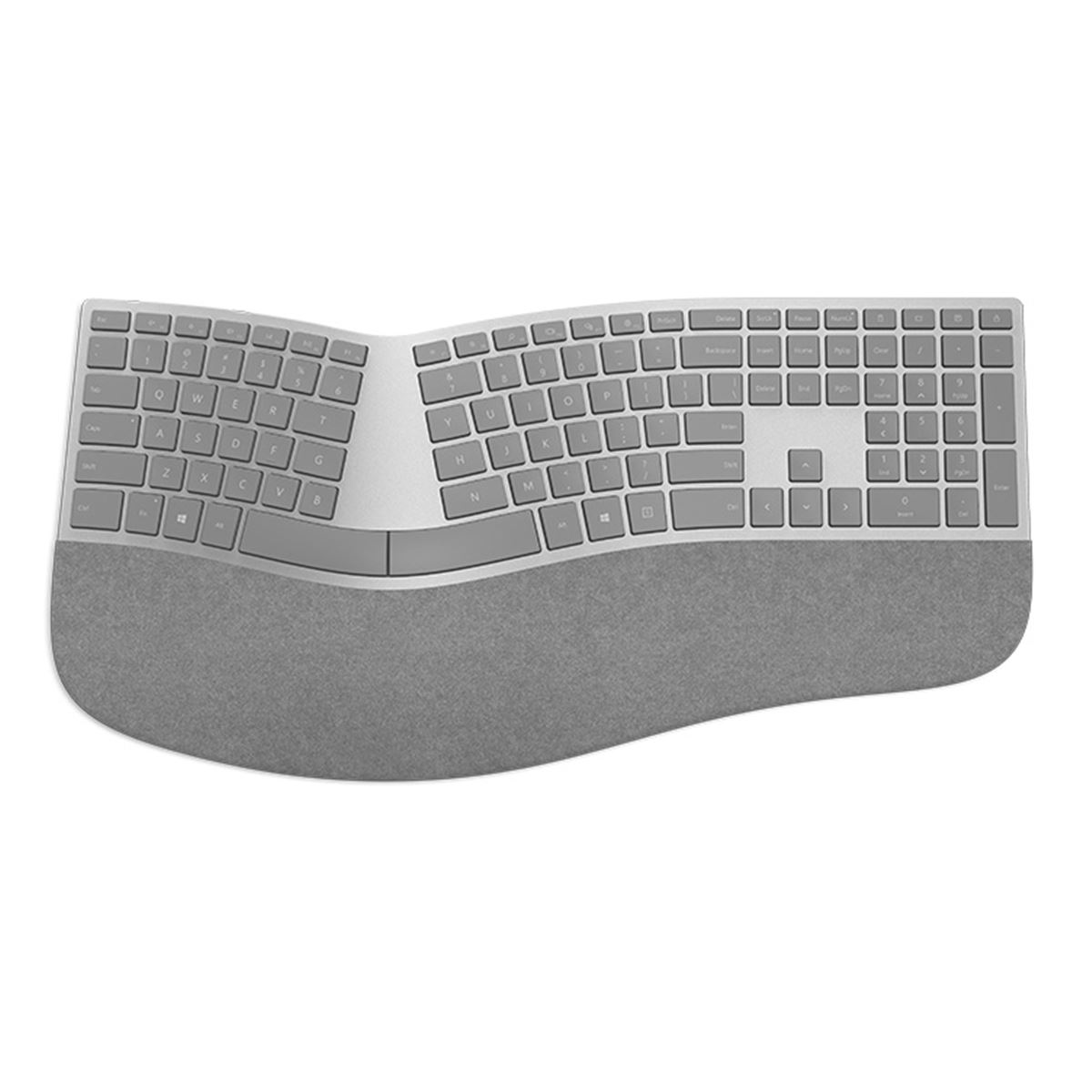 マイクロソフト、アーチ型形状が自然な姿勢を保つ「Surface