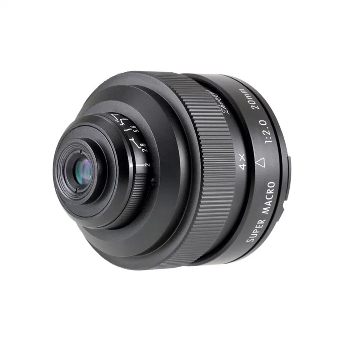 SUPER MACRO 20mm F2.0 単焦点レンズ 中一光学、最大4.5倍マクロレンズ「FREEWALKER 20mm F2 SUPER MACRO