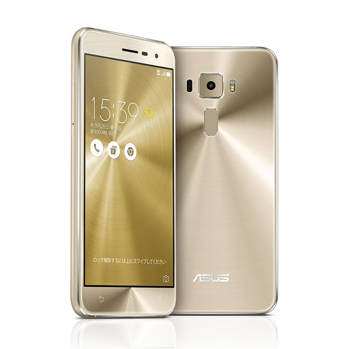 ASUS - ASUS ZenFone 3 ZE520KL クリスタルゴールド ASUS ZenFone 3 ZE520KL-GD32S3 SIMフリー [クリスタルゴールド