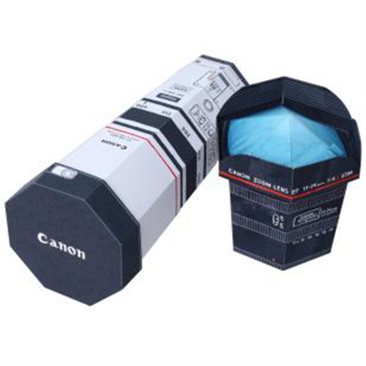 キヤノン、EOSシステム誕生30周年記念のペーパークラフト素材