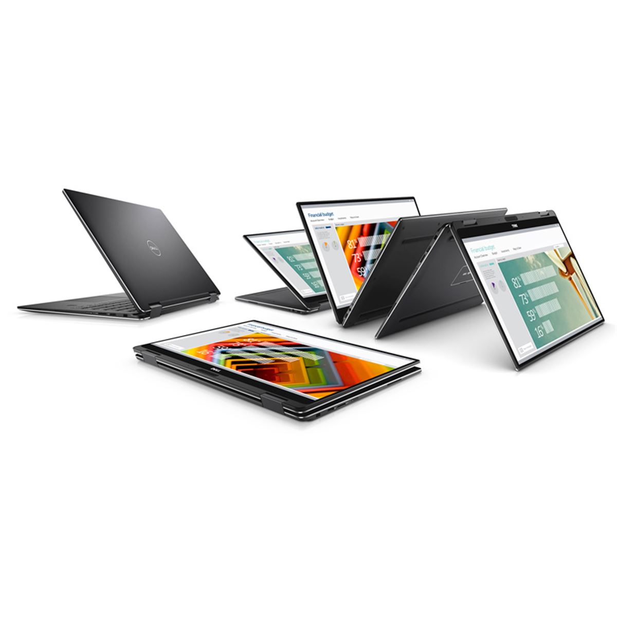 デル、ベゼル幅5.2mmの13.3型「New XPS 13 2-in-1」に新色ブラック追加