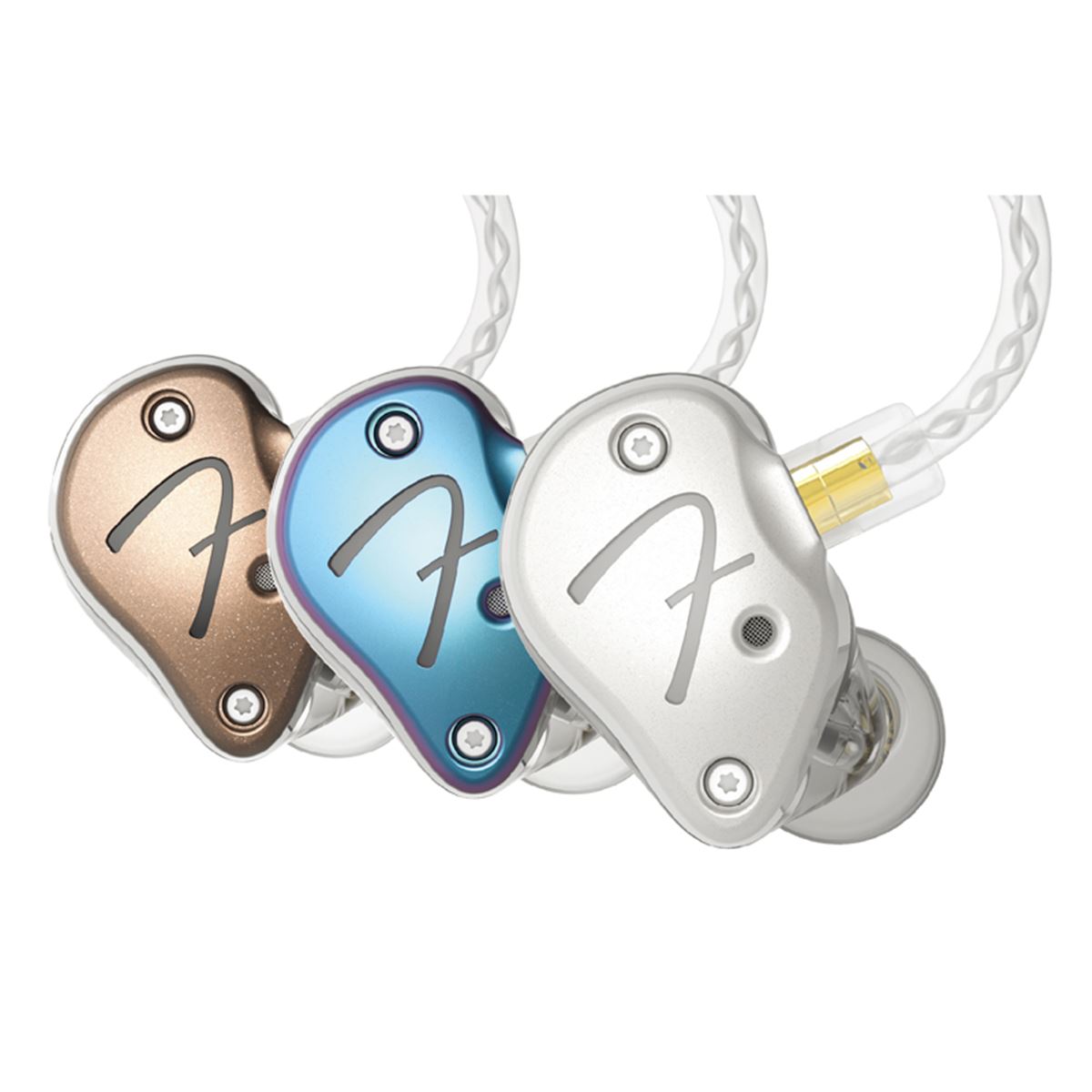 Fender FXA9 white ハイエンド有線イヤホン フェンダー、148,000円の6BA搭載ハイエンドIEM「FXA9」など2機種