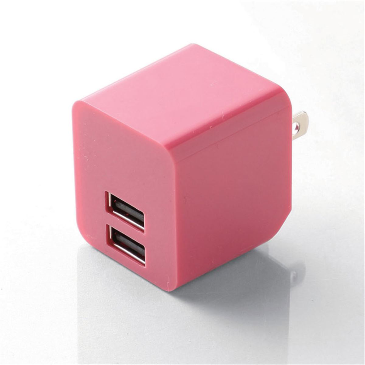 エレコム、折りたたみプラグを採用した2ポート搭載USB充電器 - 価格.com