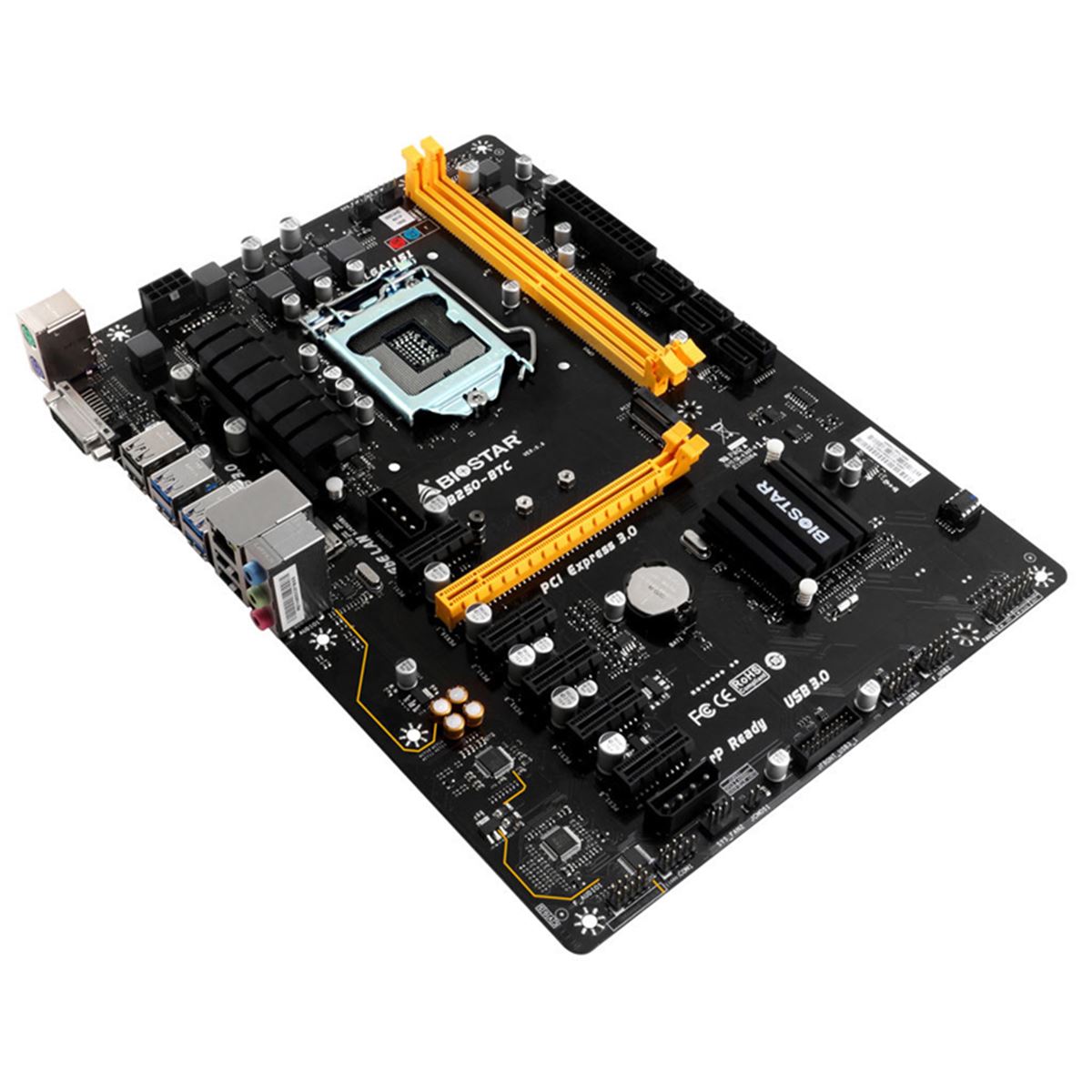 BIOSTAR、グラフィックボード6枚を搭載可能なマザー「TB250-BTC
