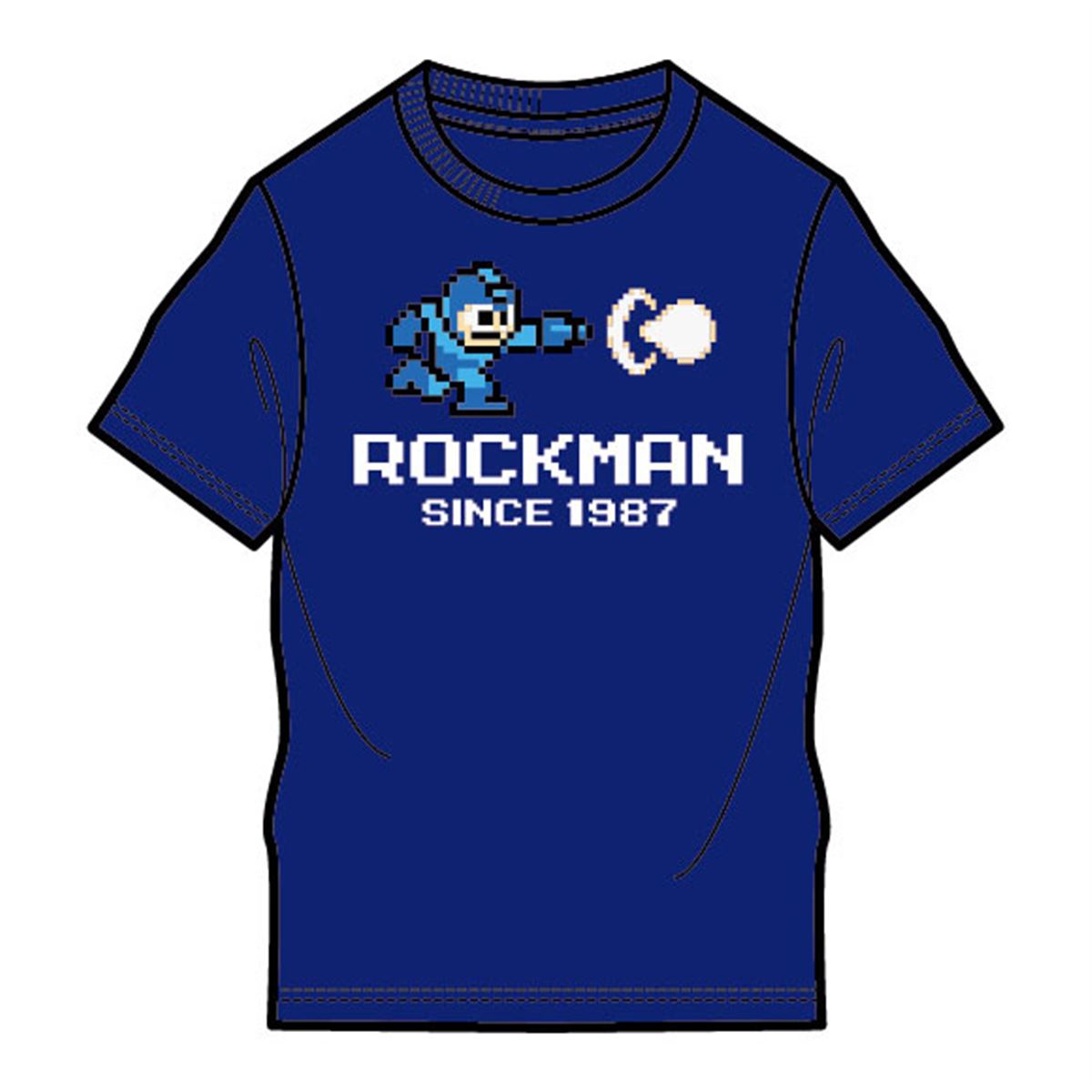 8bitドットのロックマンTシャツを「しまむら」で発売 - 価格.com